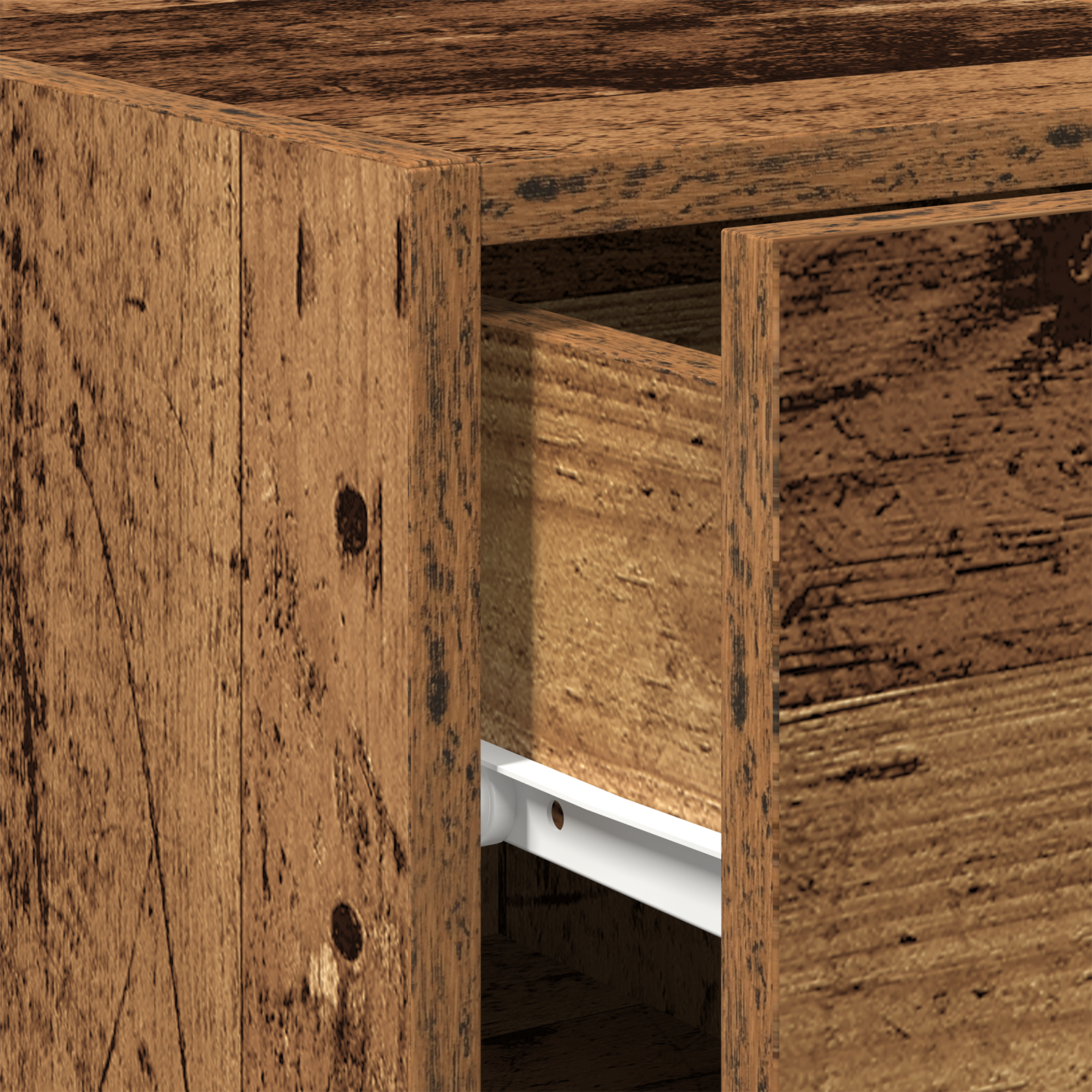 Sideboard Old Wood 30x42,5x93 cm Engineered Wood - Image 9