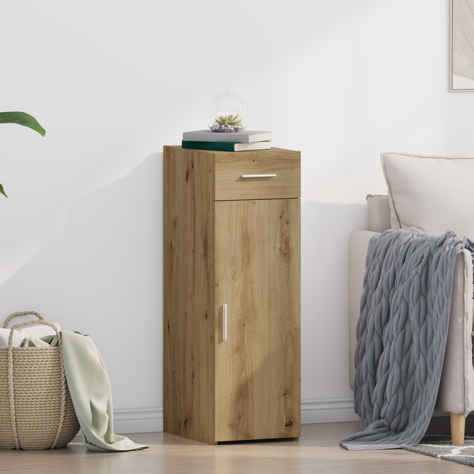 Sideboard Artisan Oak 30x42,5x93 cm Engineered Wood