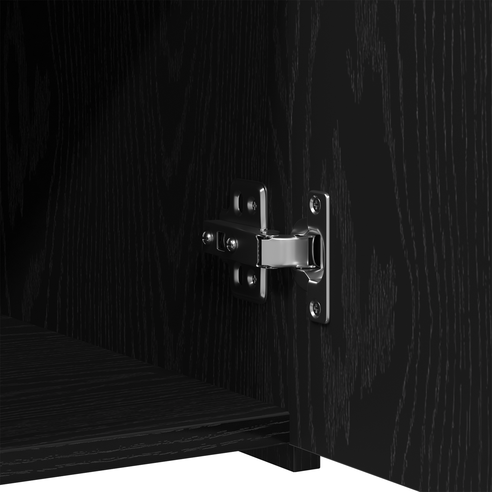 Sideboard Black Oak 30x42,5x93 cm Engineered Wood - Image 10