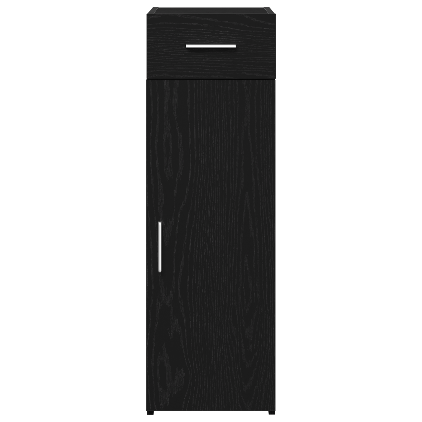 Sideboard Black Oak 30x42,5x93 cm Engineered Wood - Image 5