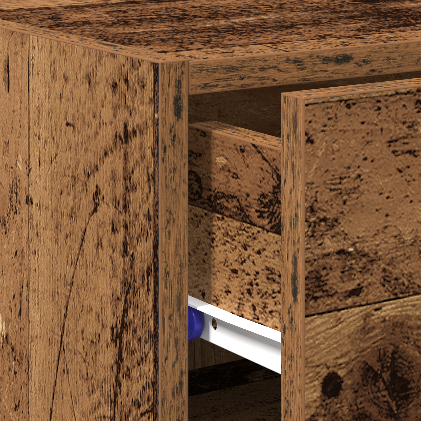 Sideboard Old Wood 30x42,5x93 cm Engineered Wood - Image 9