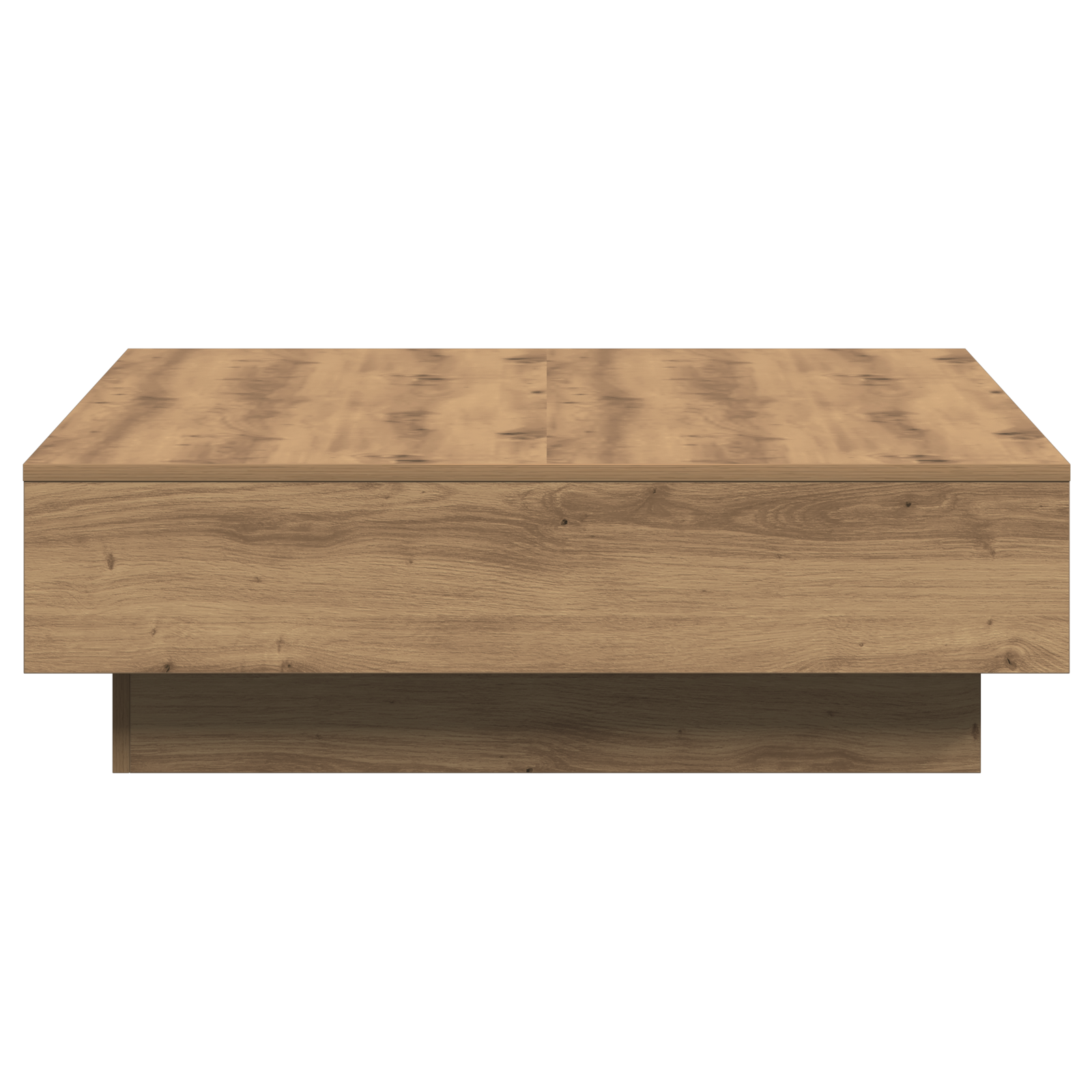 Coffee Table Artisan oak Veneer, MDF 90 x 90 x 28 cm Storage - Image 6