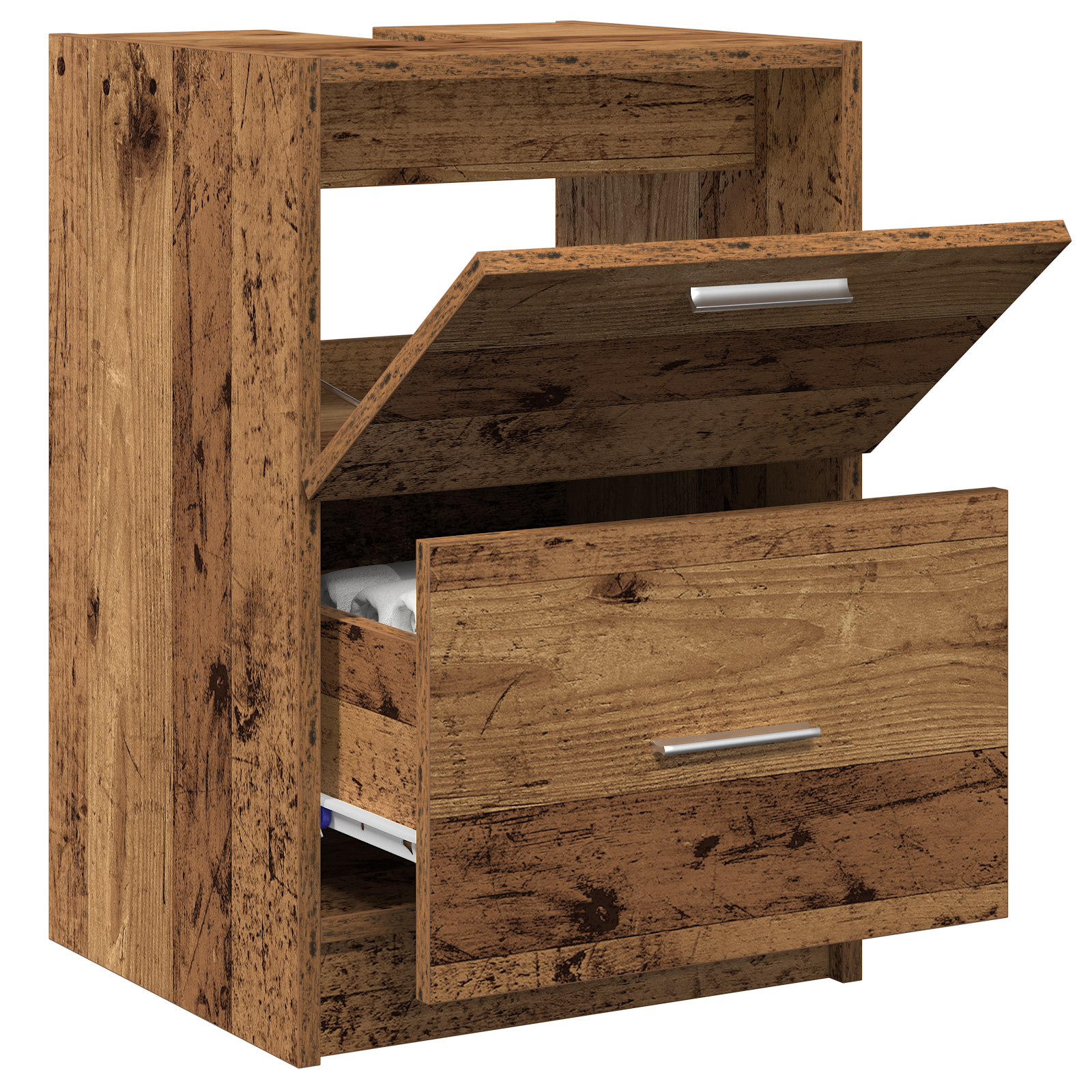 Sink Cabinet Old Wood 40x37x59 cm Engineered Wood - Image 3