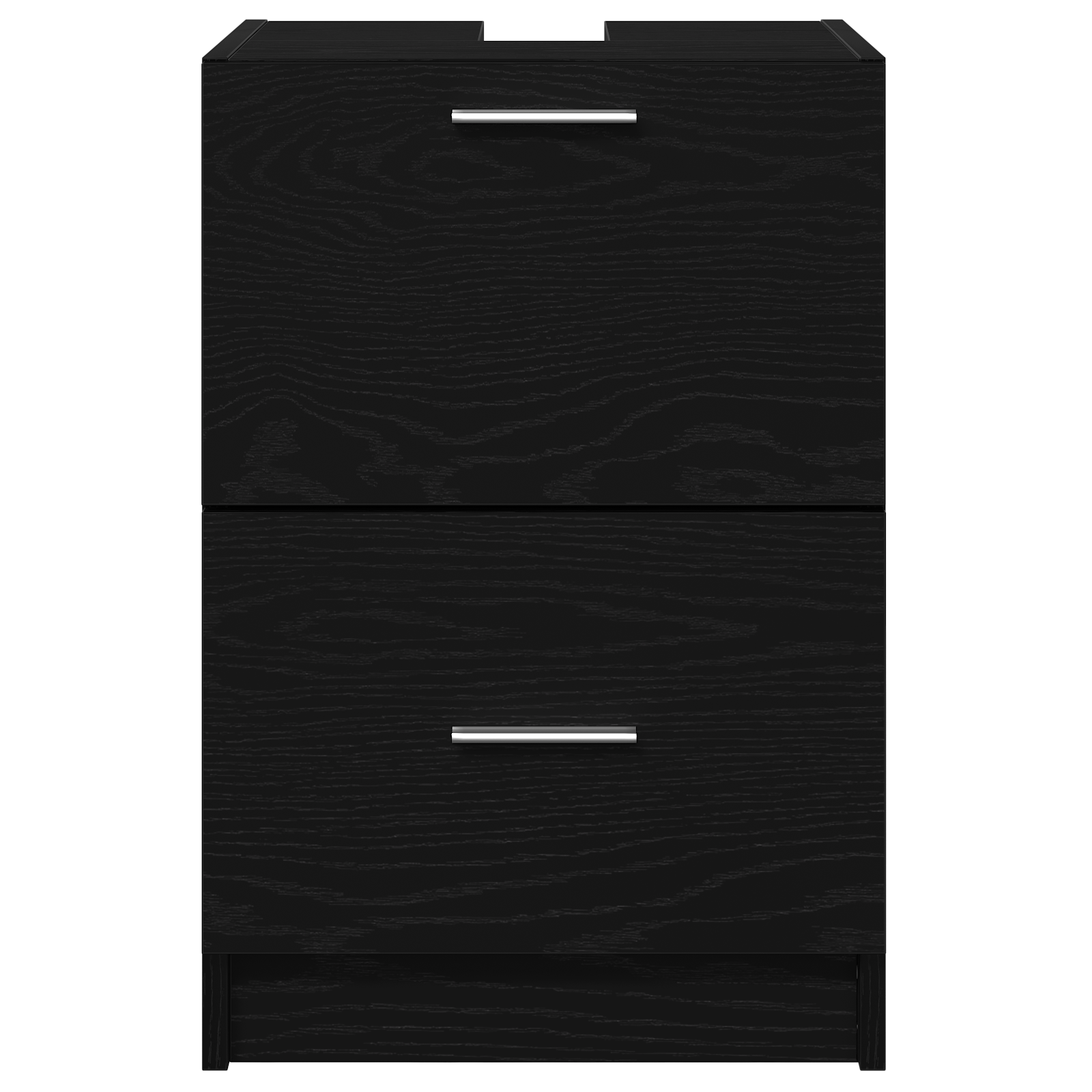 Sink Cabinet Black Oak 40x37x59 cm Engineered Wood - Image 6