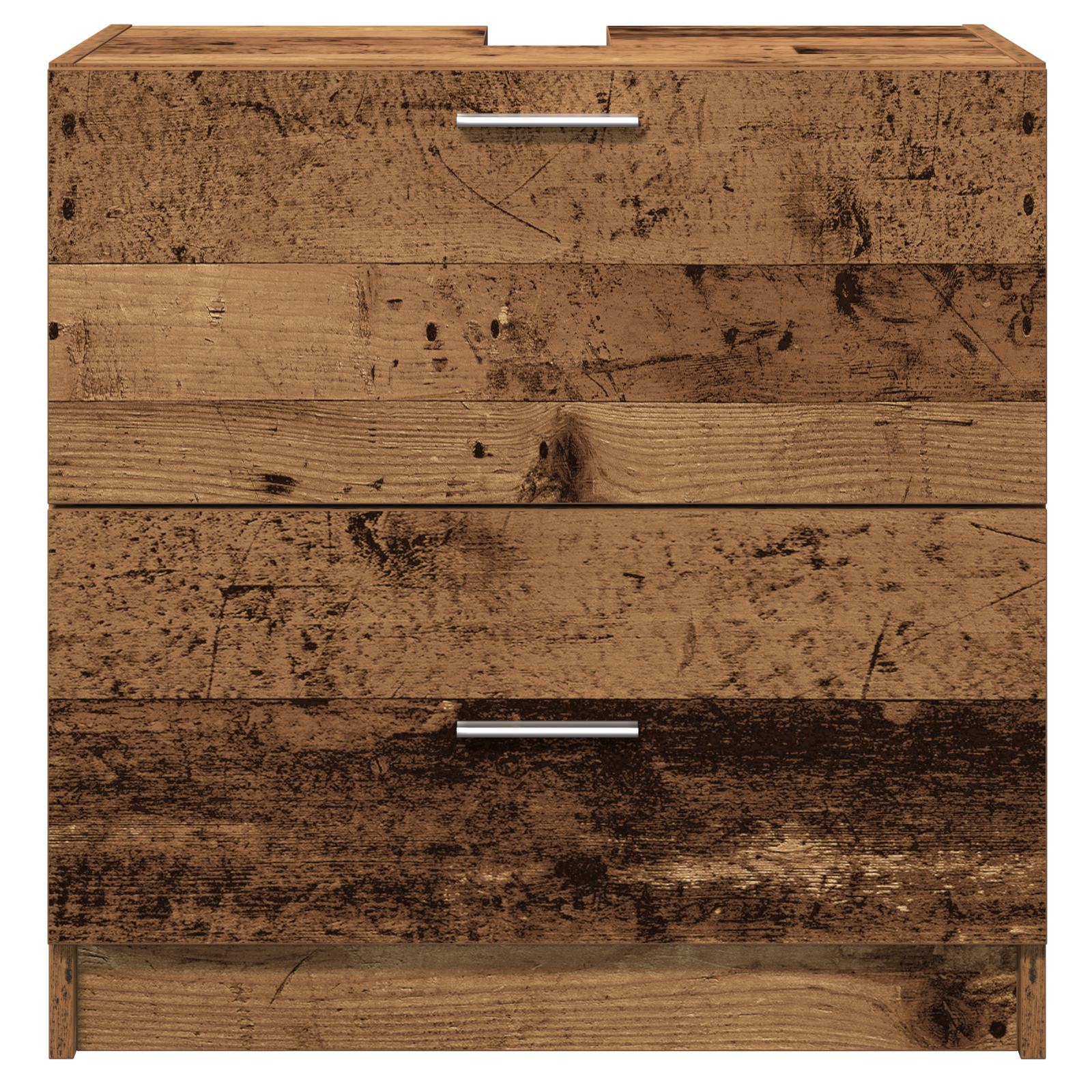 Sink Cabinet Old Wood 59x37x59 cm Engineered Wood - Image 6