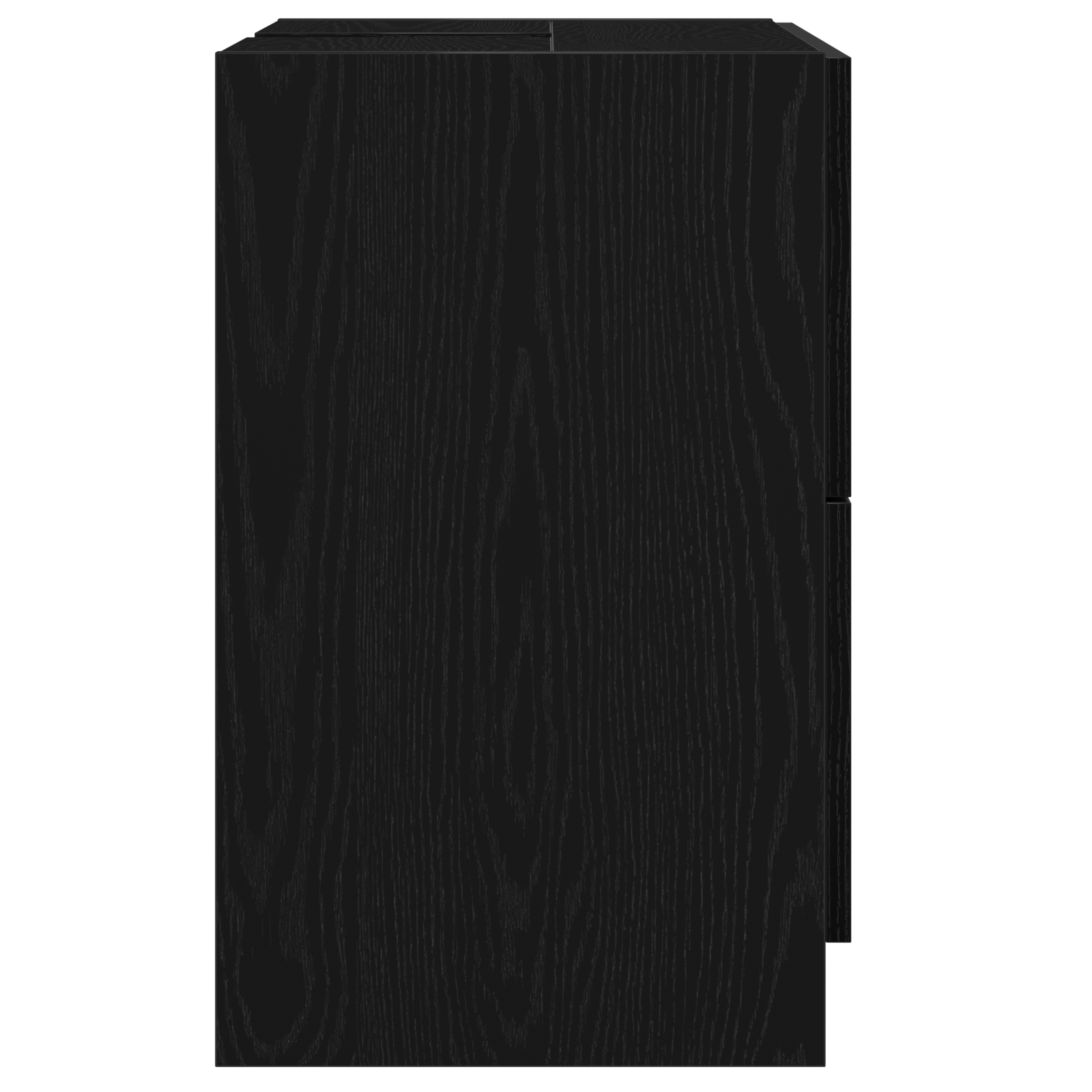 Sink Cabinet Black Oak 59x37x59 cm Engineered Wood - Image 7