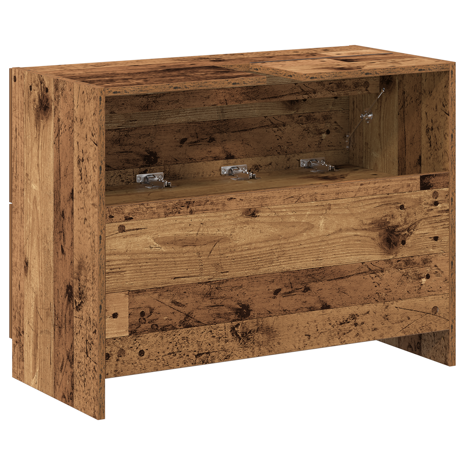 Sink Cabinet Old Wood 78x37x59 cm Engineered Wood - Image 8