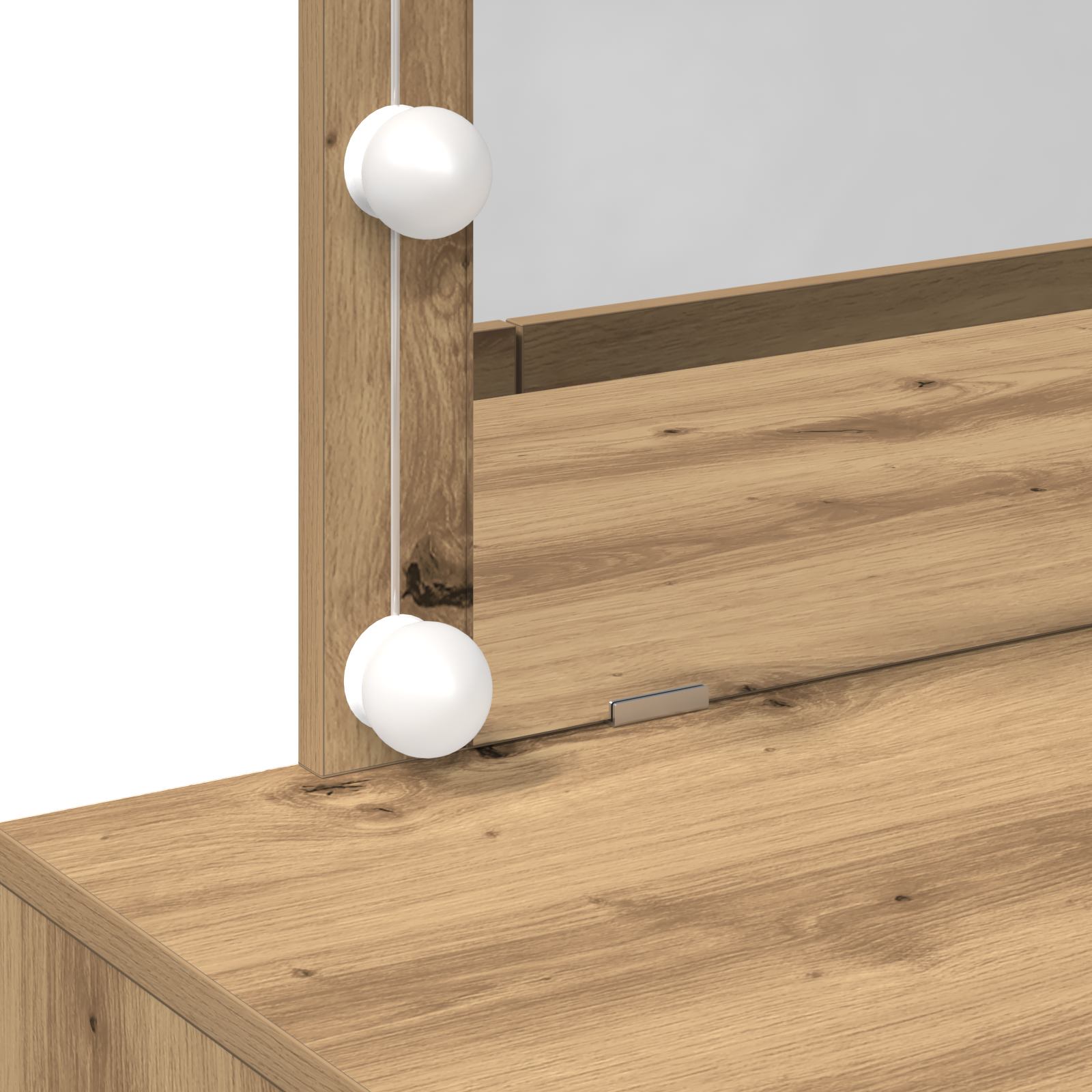 Riietuslaud sahtliga käsitöötamm 100 x 40 x 120 cm Tehispuit - Image 9