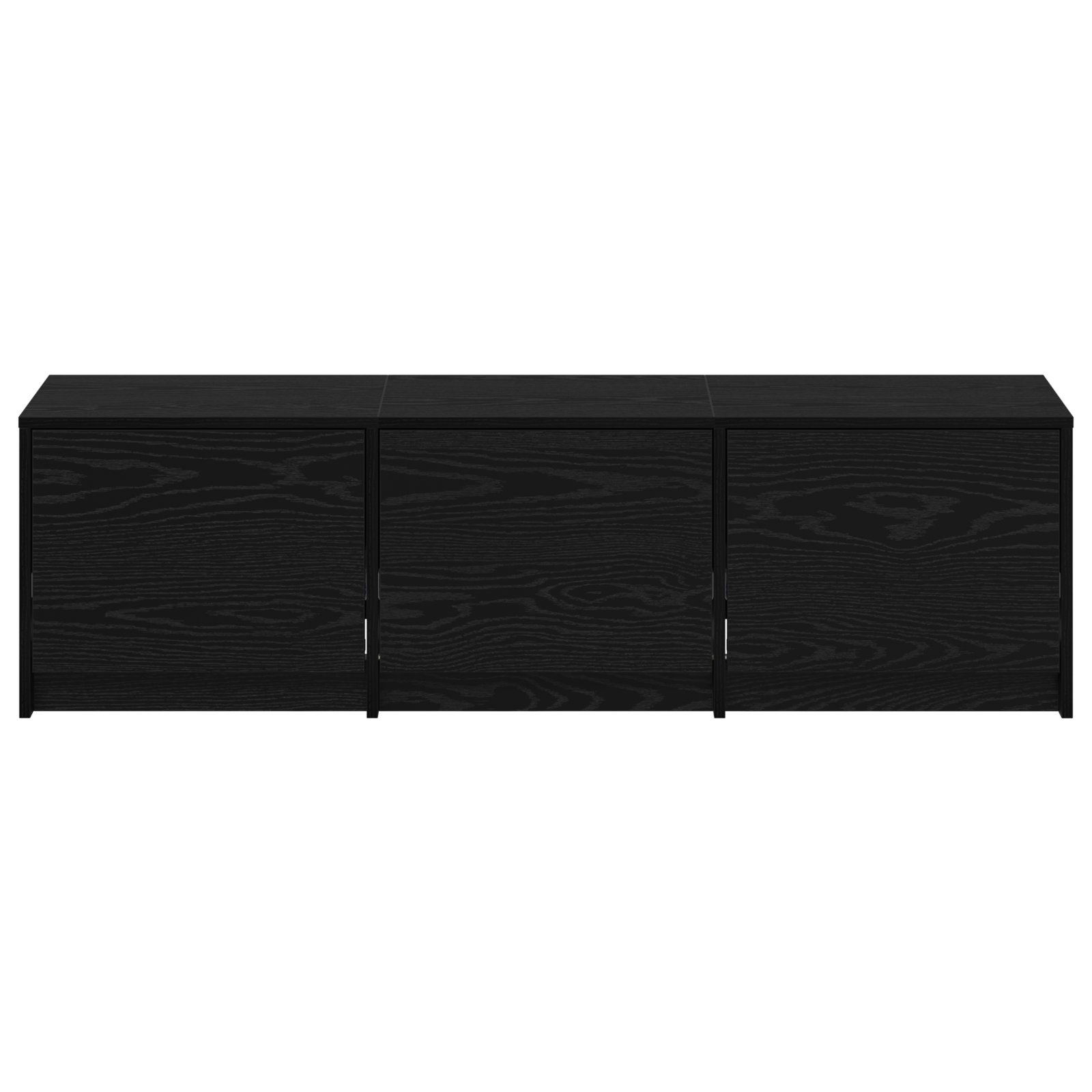 televizorius stovas su LED juodu ąžuolu 140x34x40 cm inžinerinė mediena - Image 6