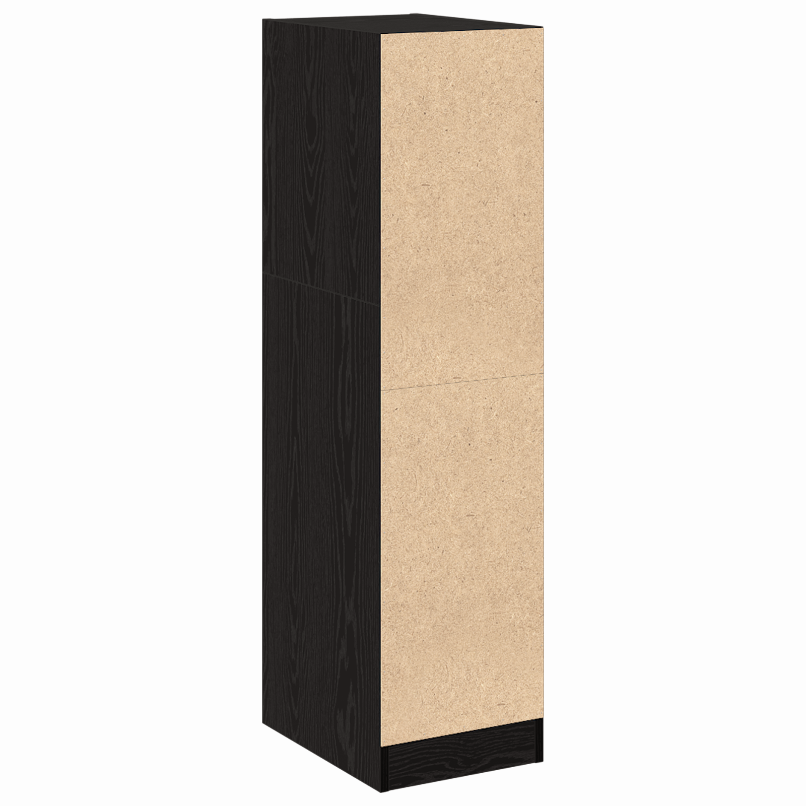 Apothecary Cabinet Black Oak 30x41x118 cm Engineered Wood - Image 8