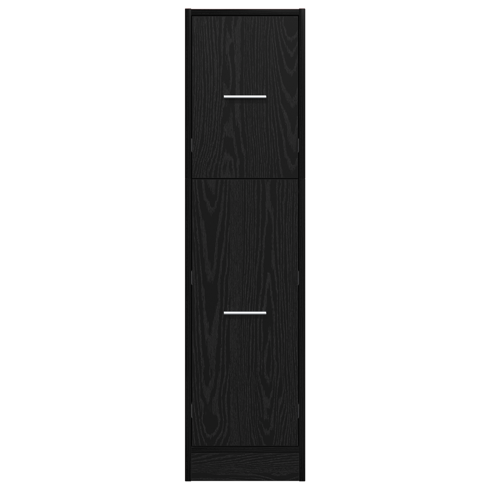 Apothecary Cabinet Black Oak 30x41x118 cm Engineered Wood - Image 6