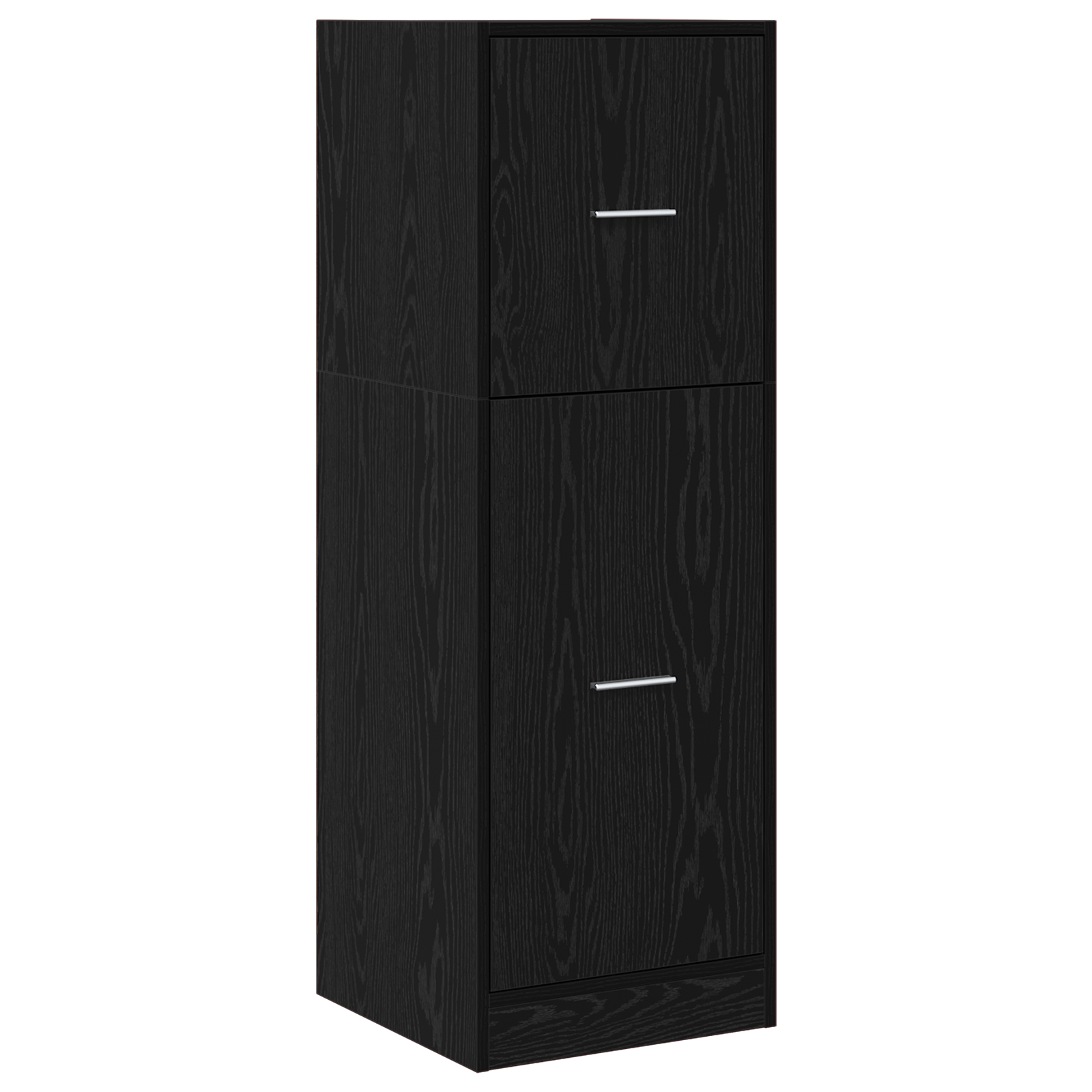 Apothecary Cabinet Black Oak 40x41x118 cm Engineered Wood - Image 5