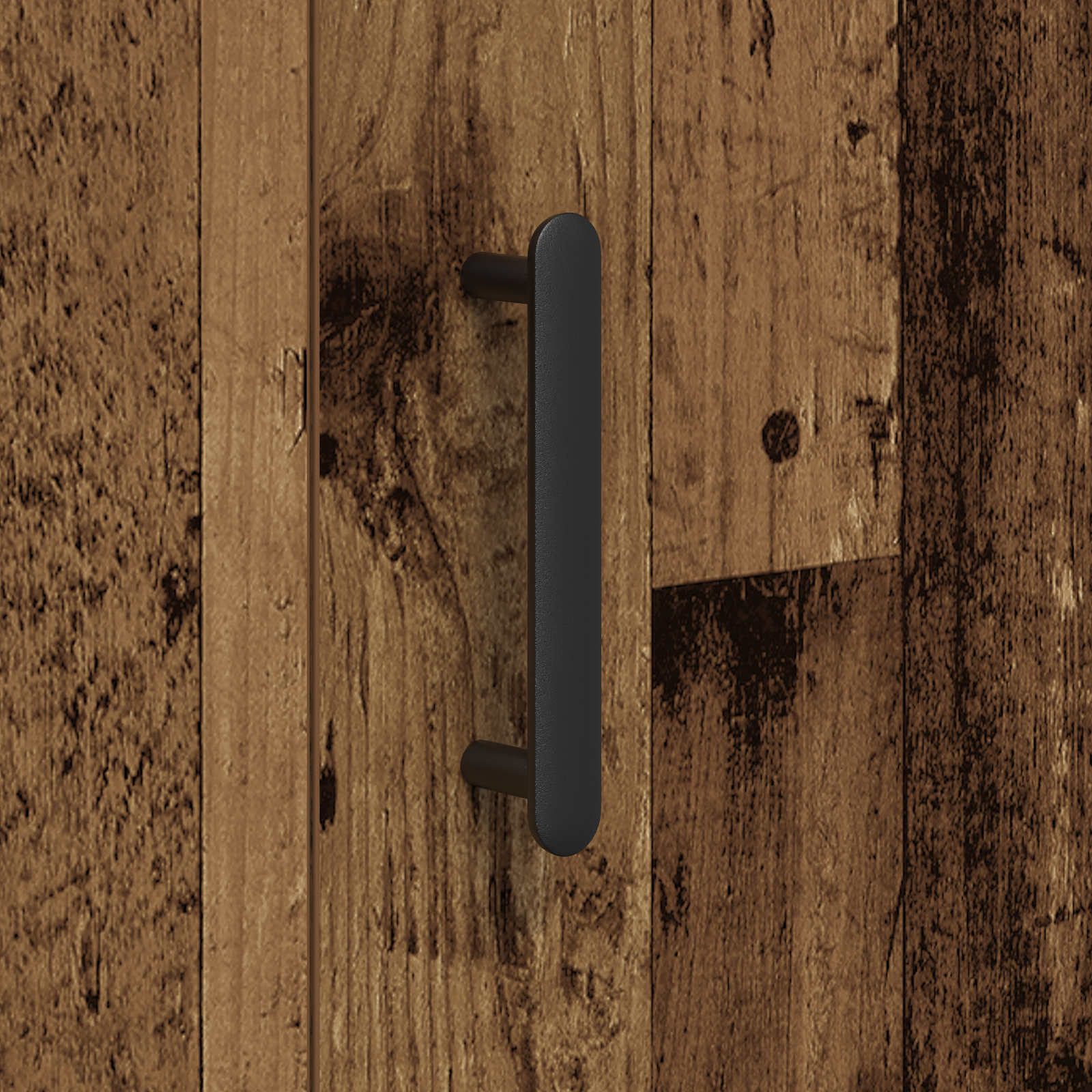 Sideboard in Vintage Wood - 90x34x80 cm, Made of Engineered Wood - Image 10