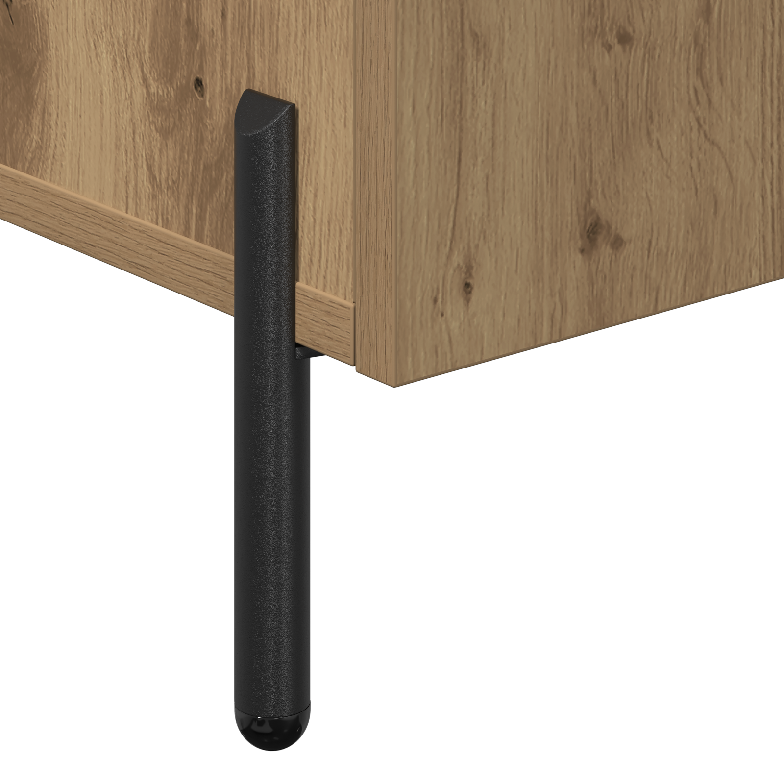 Artisan Oak Sideboard - 90x34x80 cm - Made of Engineered Wood - Image 9