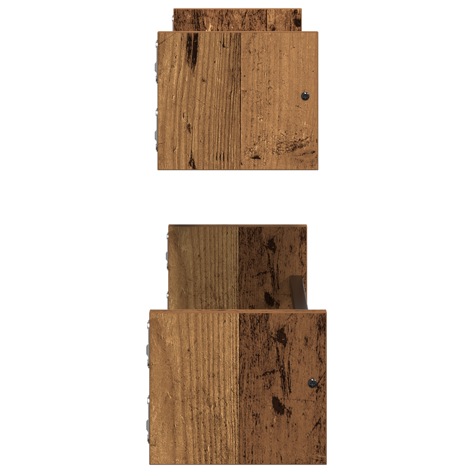 Wall Shelves 2 pcs Old Wood 60x16x14 cm Engineered Wood - Image 7