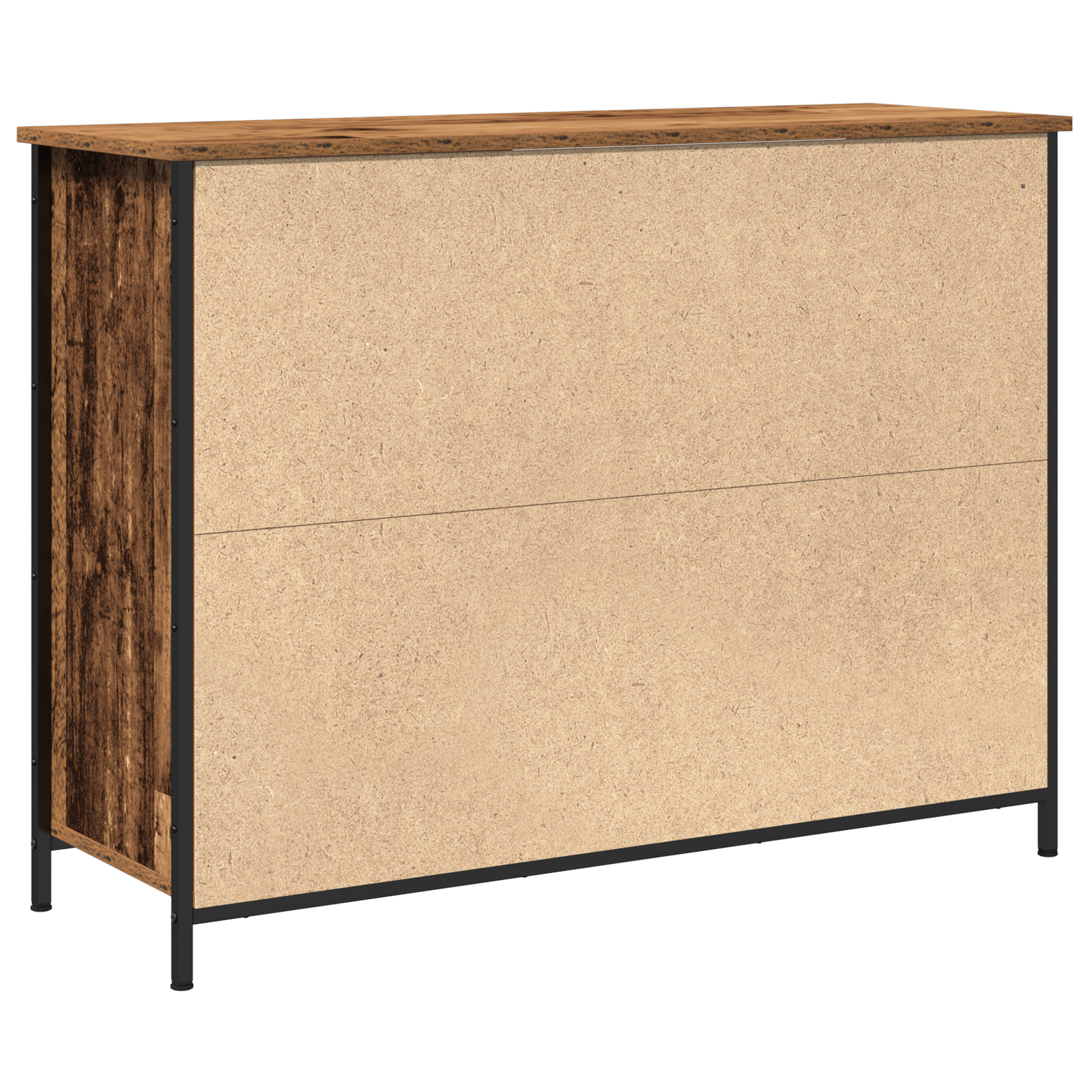 Sideboard Old Wood 100x35x75 cm Engineered Wood - Image 5