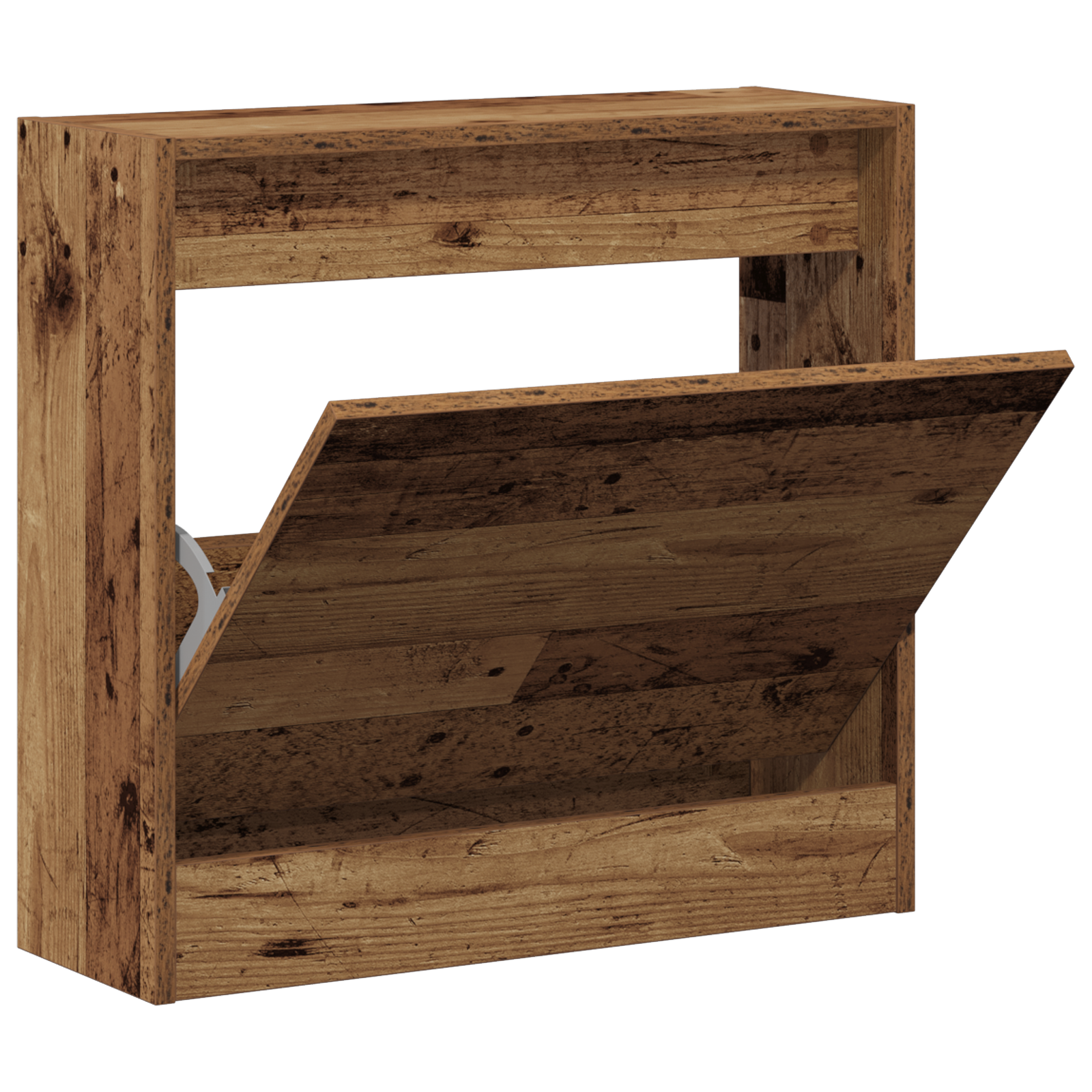 Shoe Cabinet Old Wood 60x21x57 cm Engineered Wood - Image 5