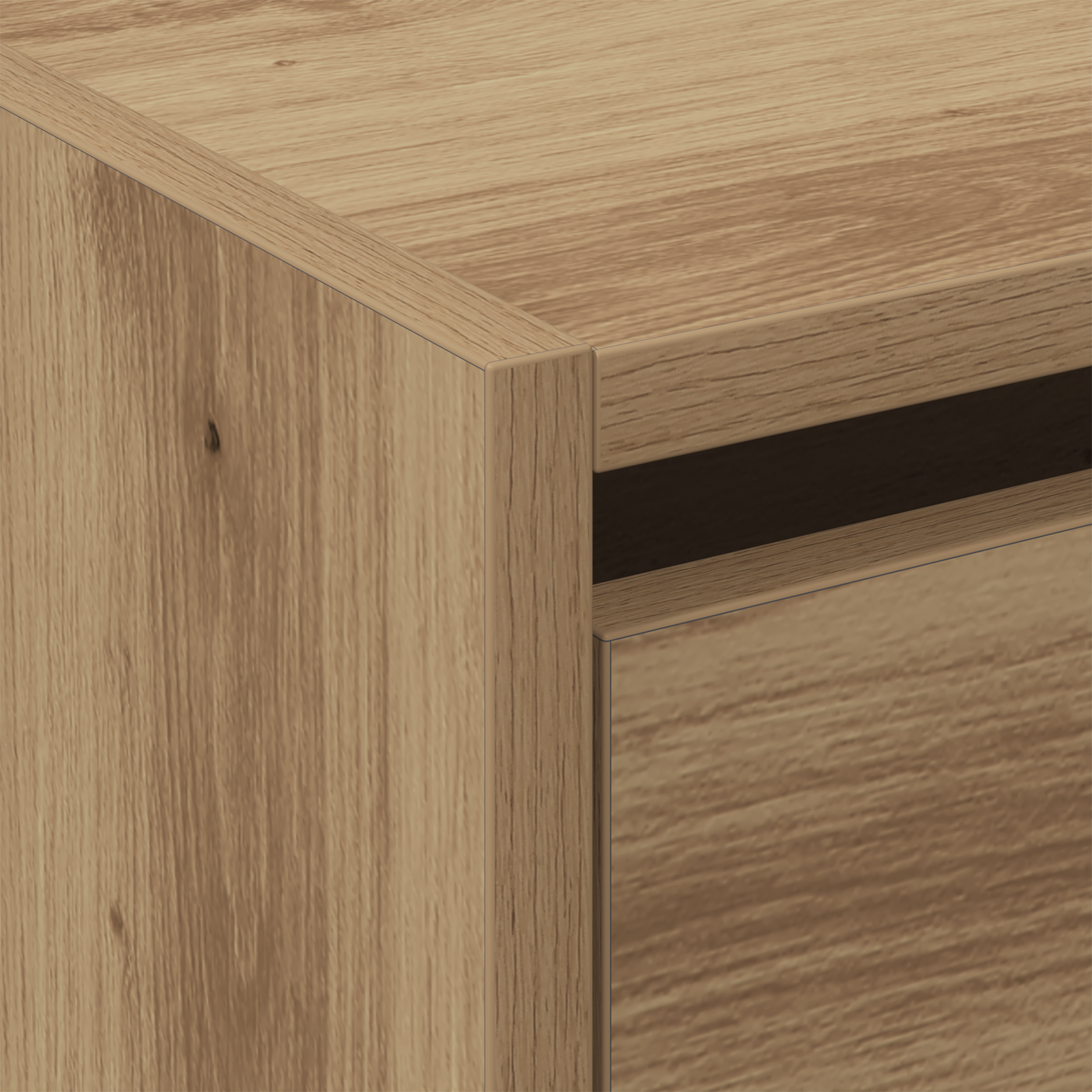 Shoe Cabinet Artisan Oak 60x21x57 cm Engineered Wood - Image 9