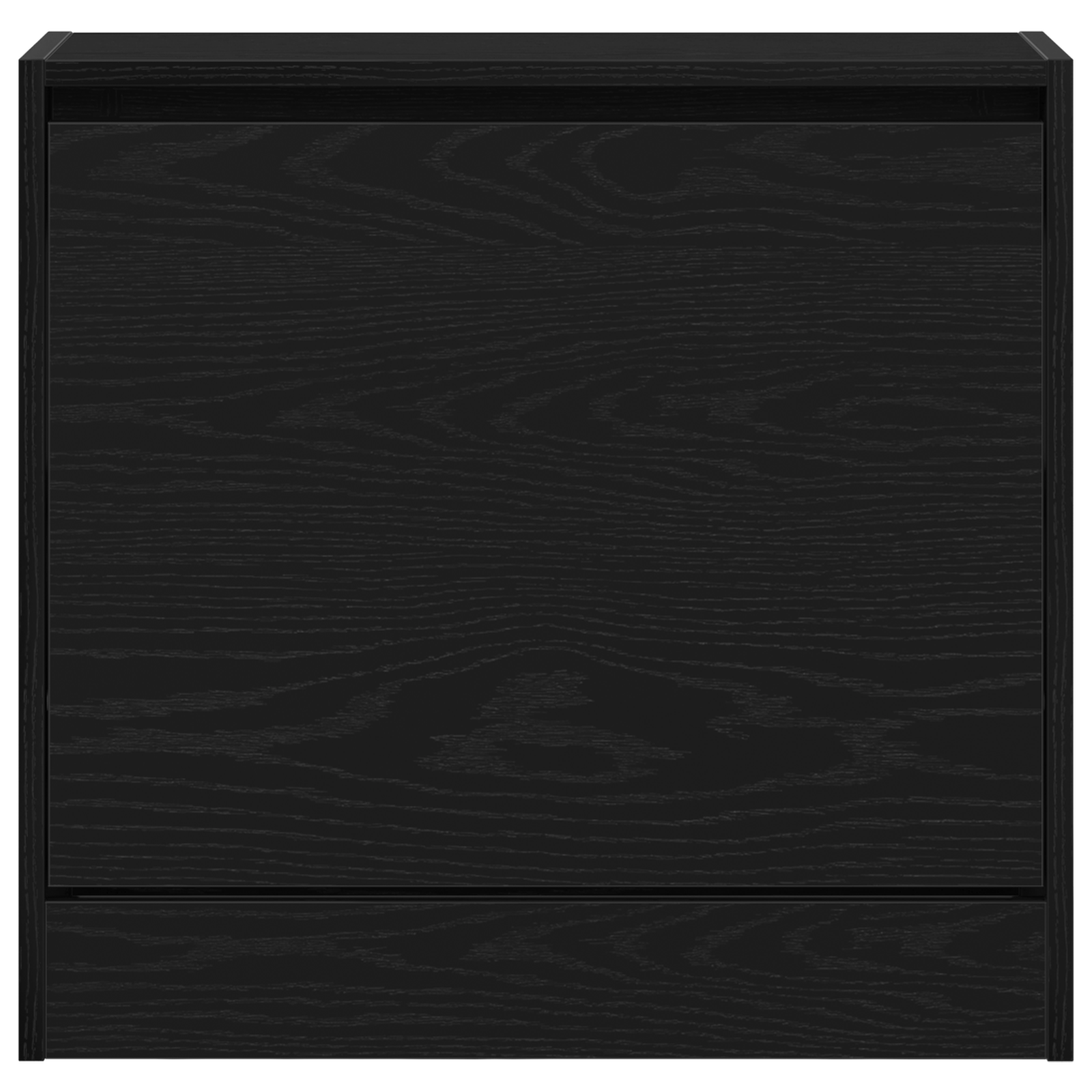 Shoe Cabinet Black Oak 60x21x57 cm Engineered Wood - Image 7