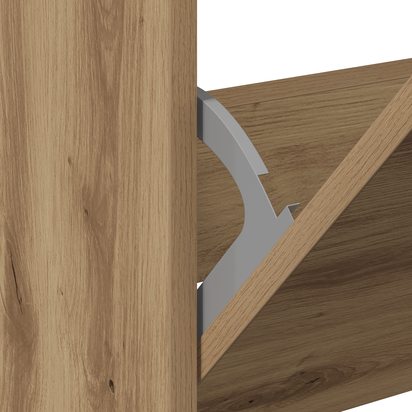 Shoe Cabinet Artisan Oak 80x21x125,5 cm Engineered Wood - Image 10