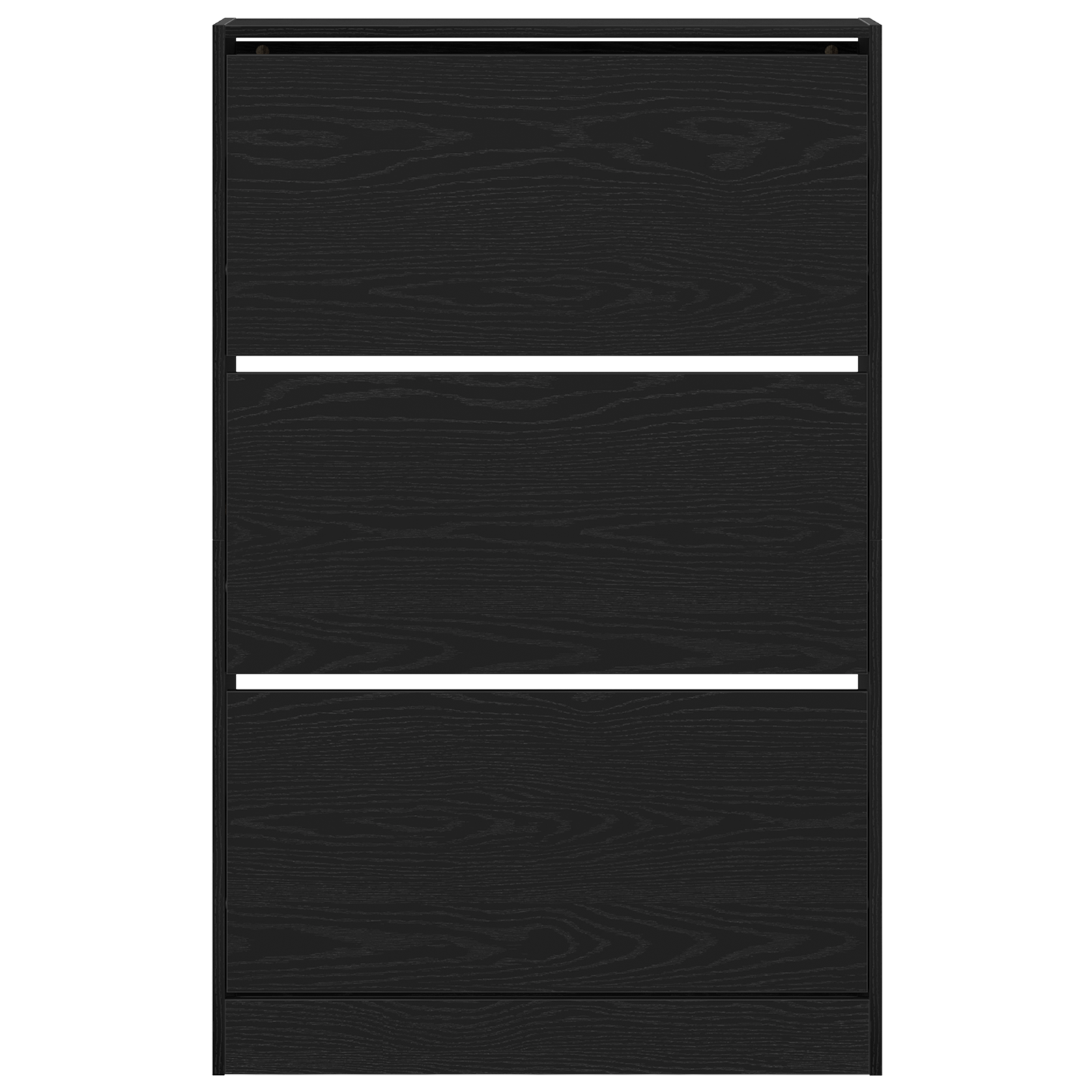 Shoe Cabinet Black Oak 80x21x125,5 cm Engineered Wood - Image 7