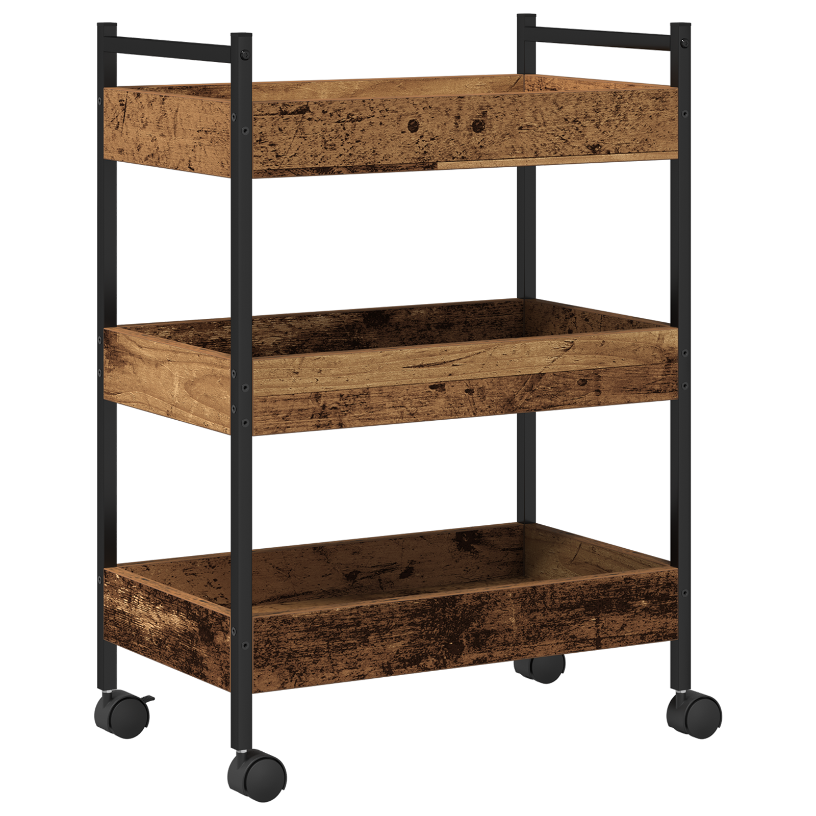 Kitchen Trolley Old Wood 50x30x70 cm Engineered Wood - Image 6