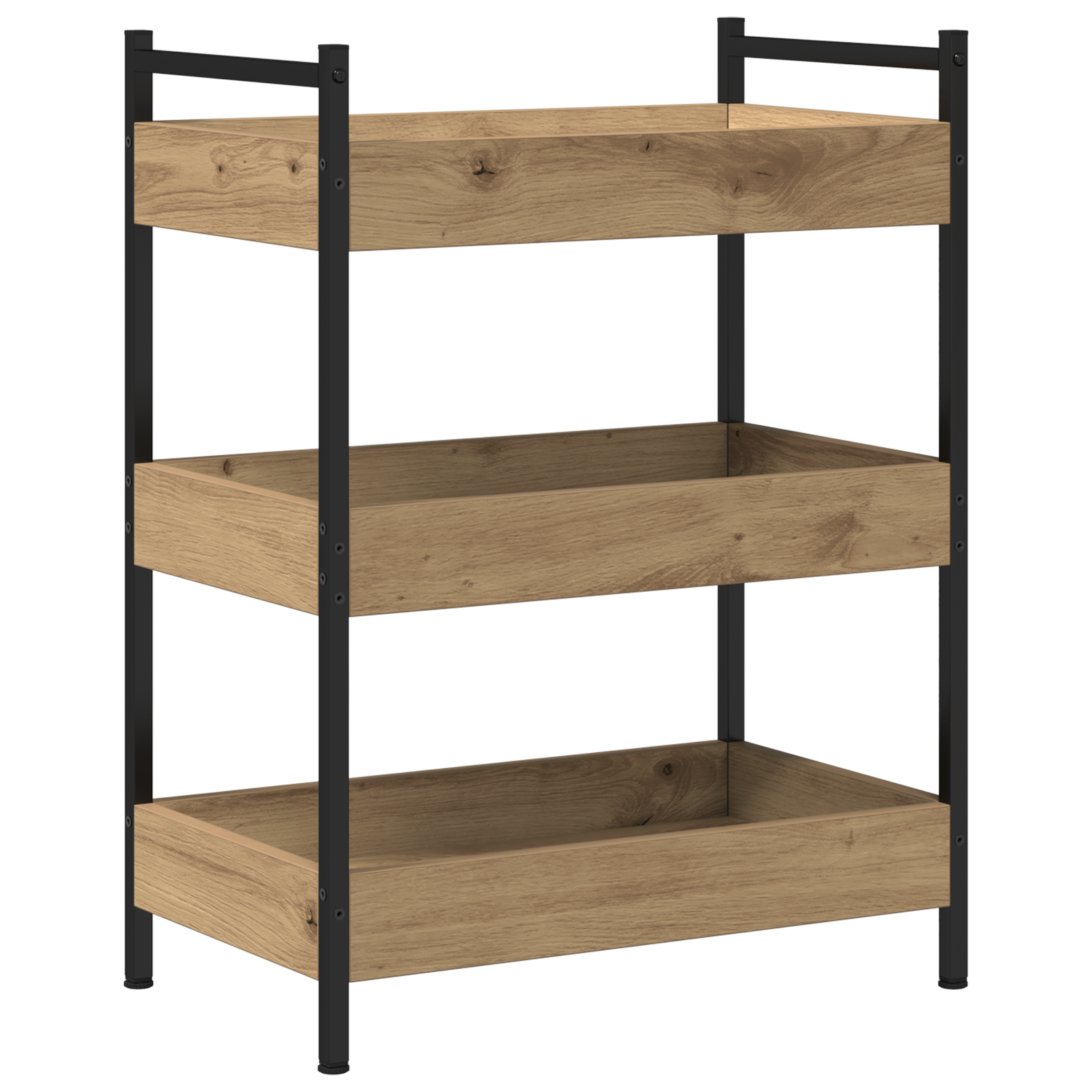 Kitchen Trolley Artisan Oak 50x30x70 cm Engineered Wood - Image 5