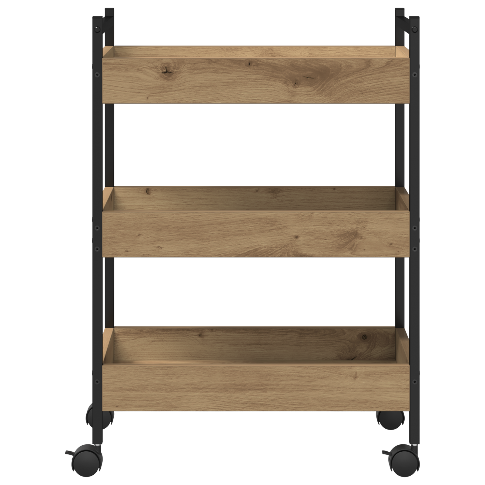 Kitchen Trolley Artisan Oak 50x30x70 cm Engineered Wood - Image 7