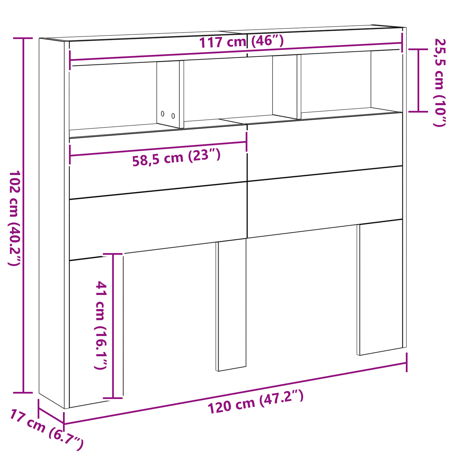 Headboard Old Wood Solid Reclaimed Wood 120 x 17 x 102 cm - Image 11