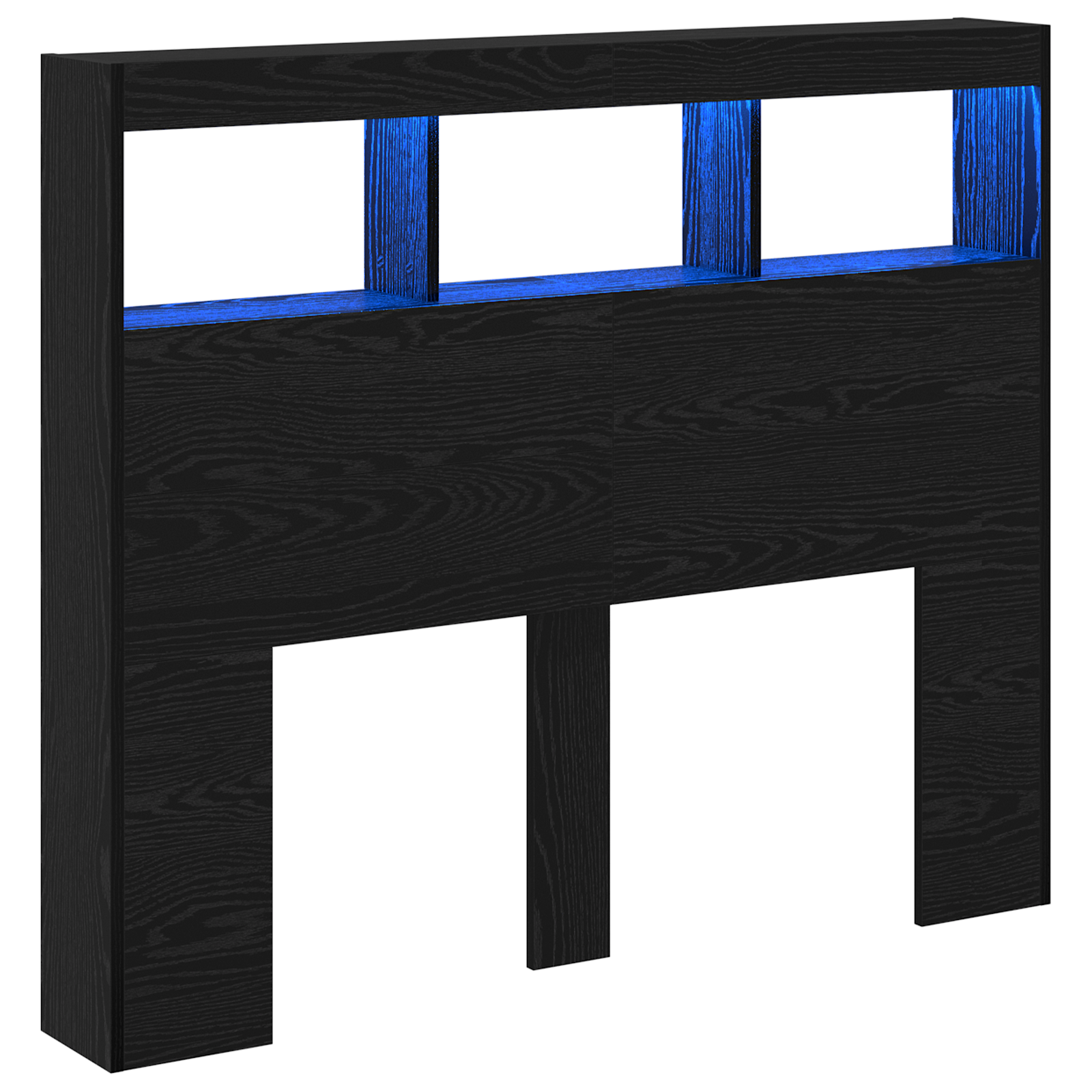 Black Oak Headboard Black Oak Engineered Wood 120 x 17 x 102 cm - Image 3