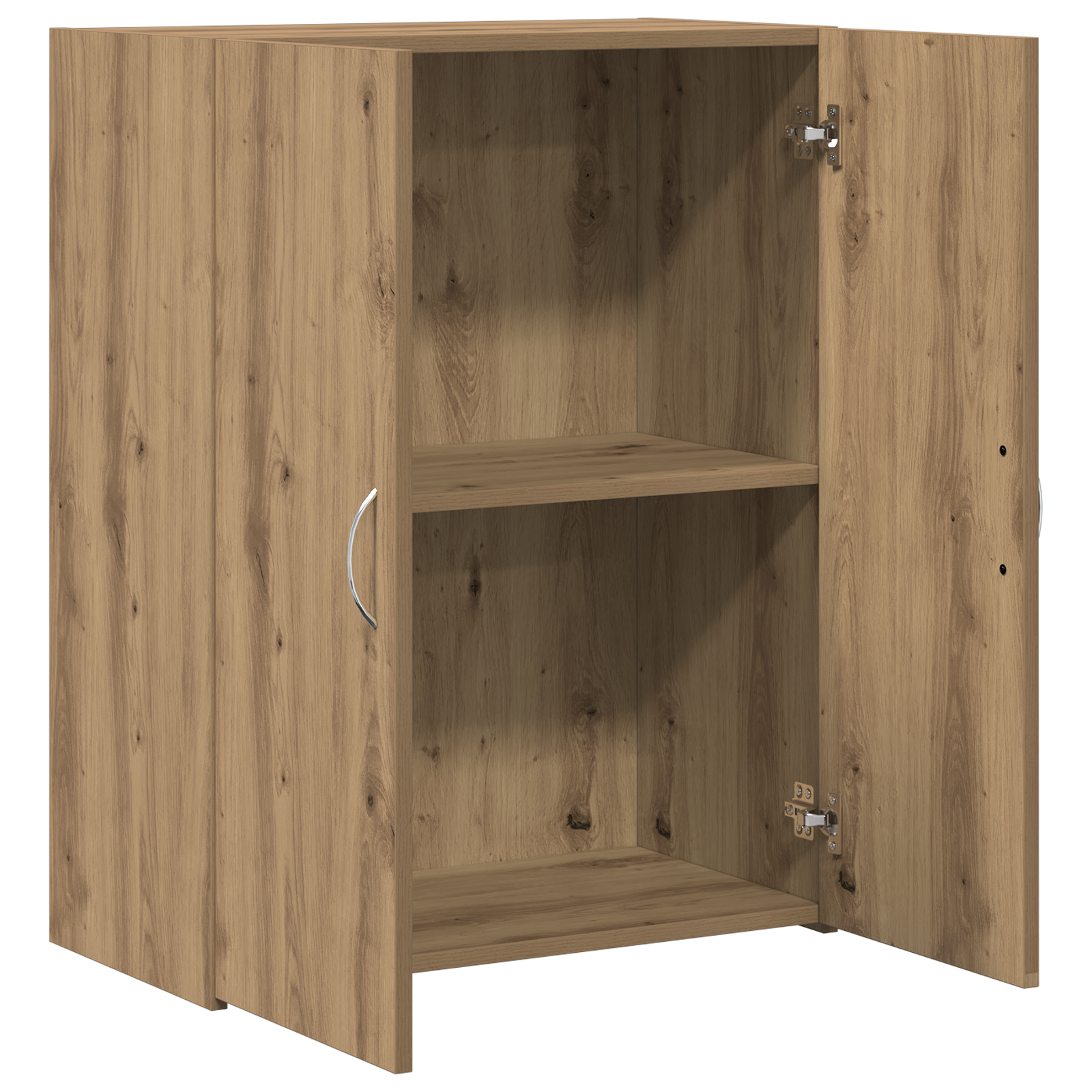 Office Cabinet Artisan Oak 60x32x77.5 cm Engineered Wood - Image 5
