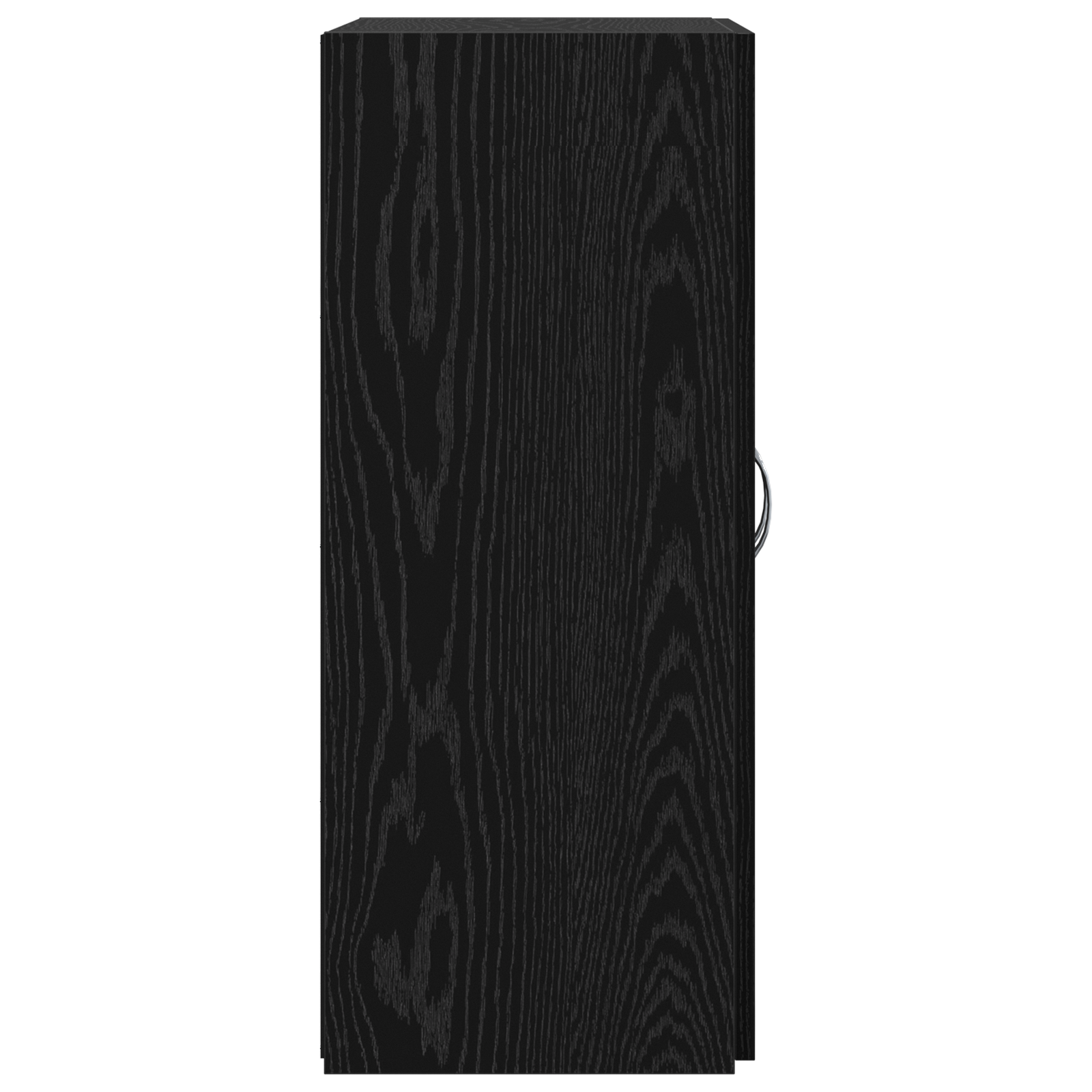 Office Cabinet Black Oak 60x32x77.5 cm Engineered Wood - Image 7