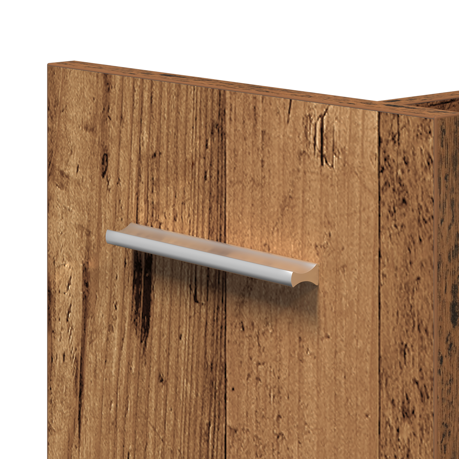 Rolling Cabinet Old Wood 60x22x79 cm Engineered Wood - Image 10