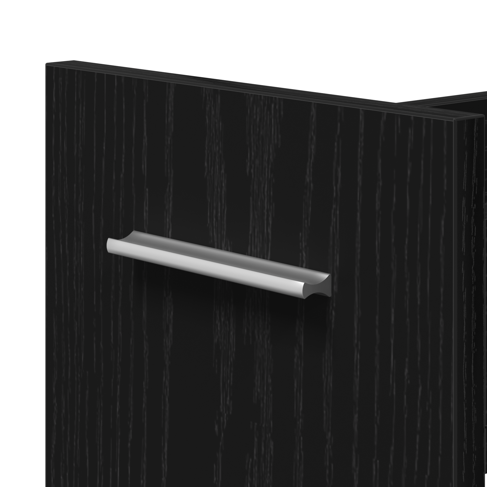 Rolling Cabinet Black Oak 60x22x79 cm Engineered Wood - Image 10