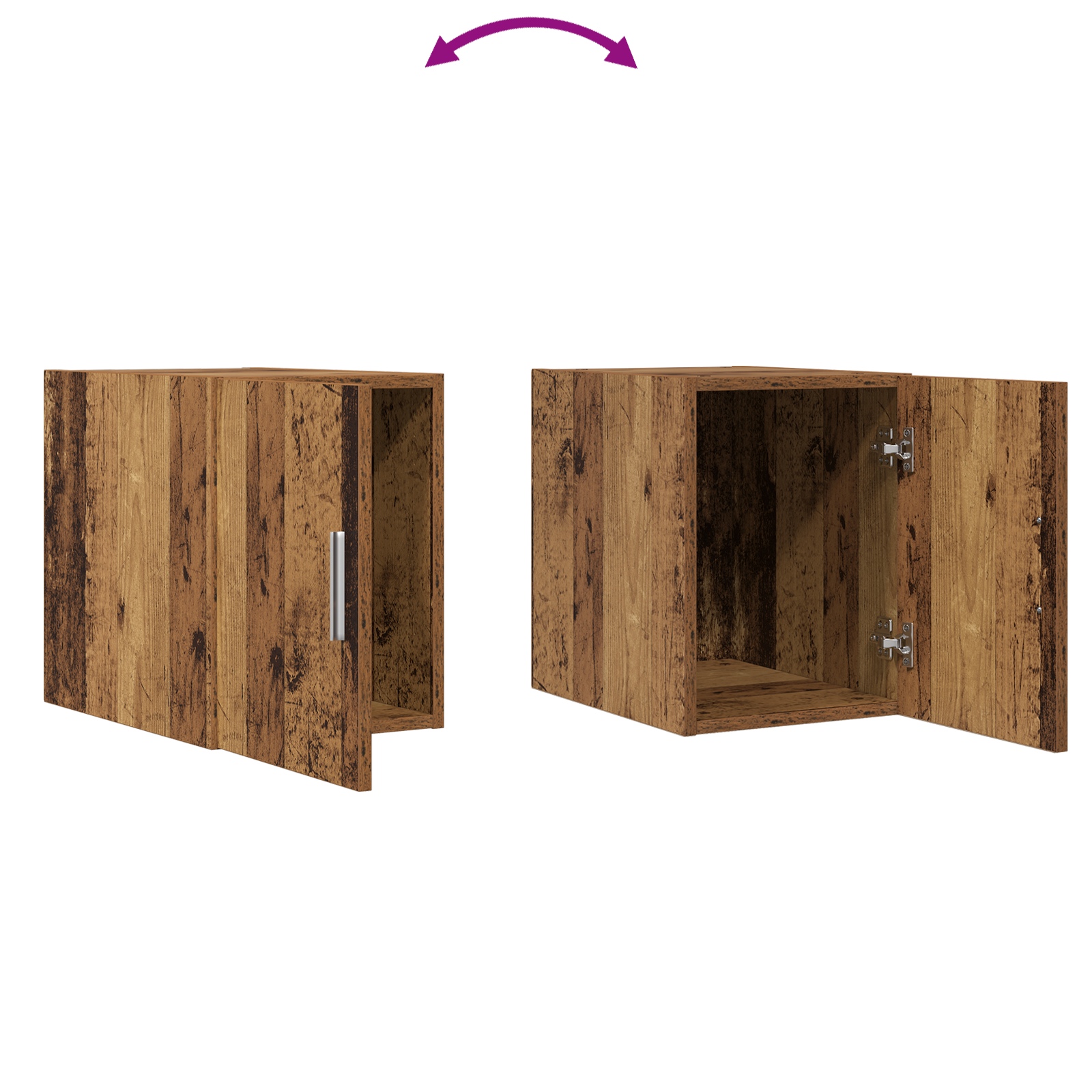 Wall Cabinet Old Wood 30x42.5x40 cm Engineered Wood - Image 9