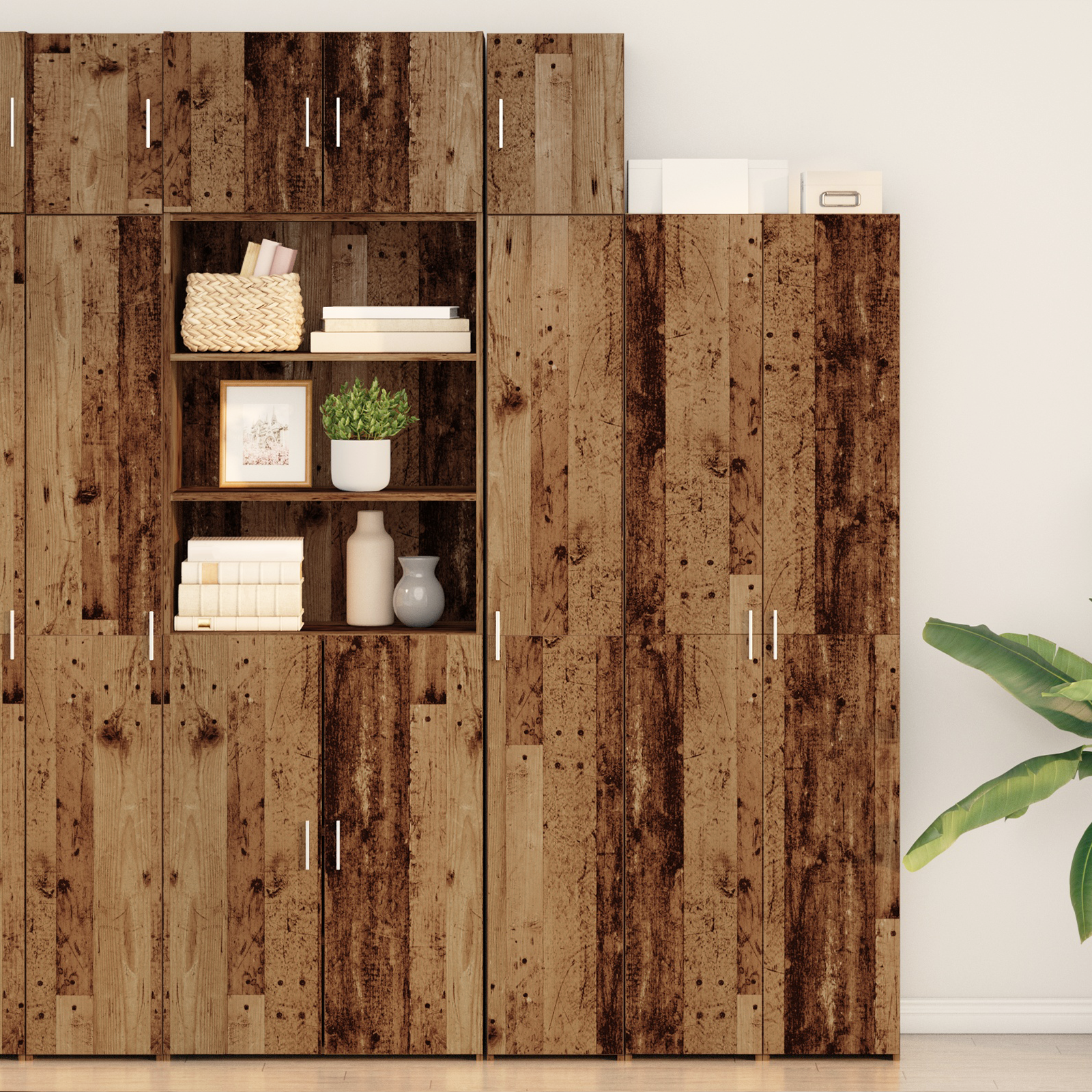 Wall Cabinet Old Wood 30x42.5x40 cm Engineered Wood
