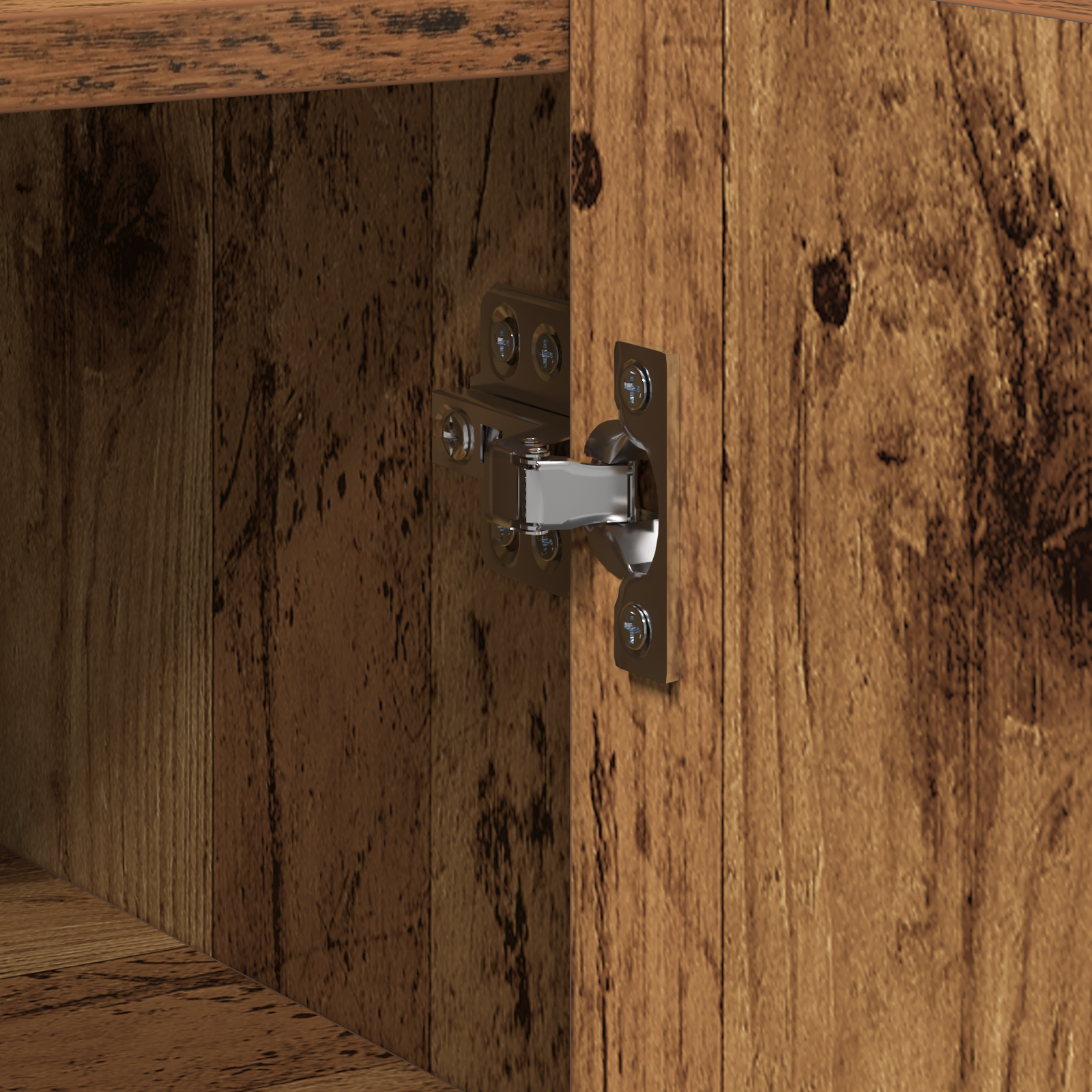 Sideboard Old Wood 45x35x75 cm Engineered Wood - Image 9