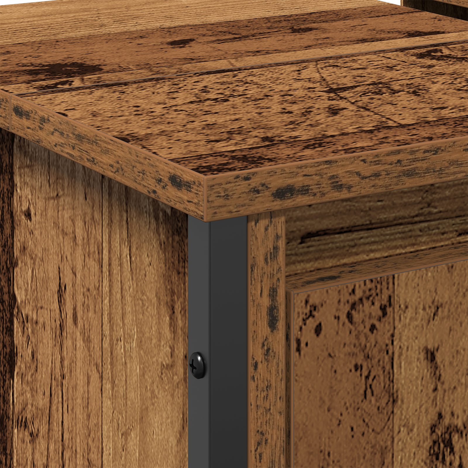 Bathroom Sink Cabinet Old Wood 60x35x60 cm Engineered Wood - Image 10