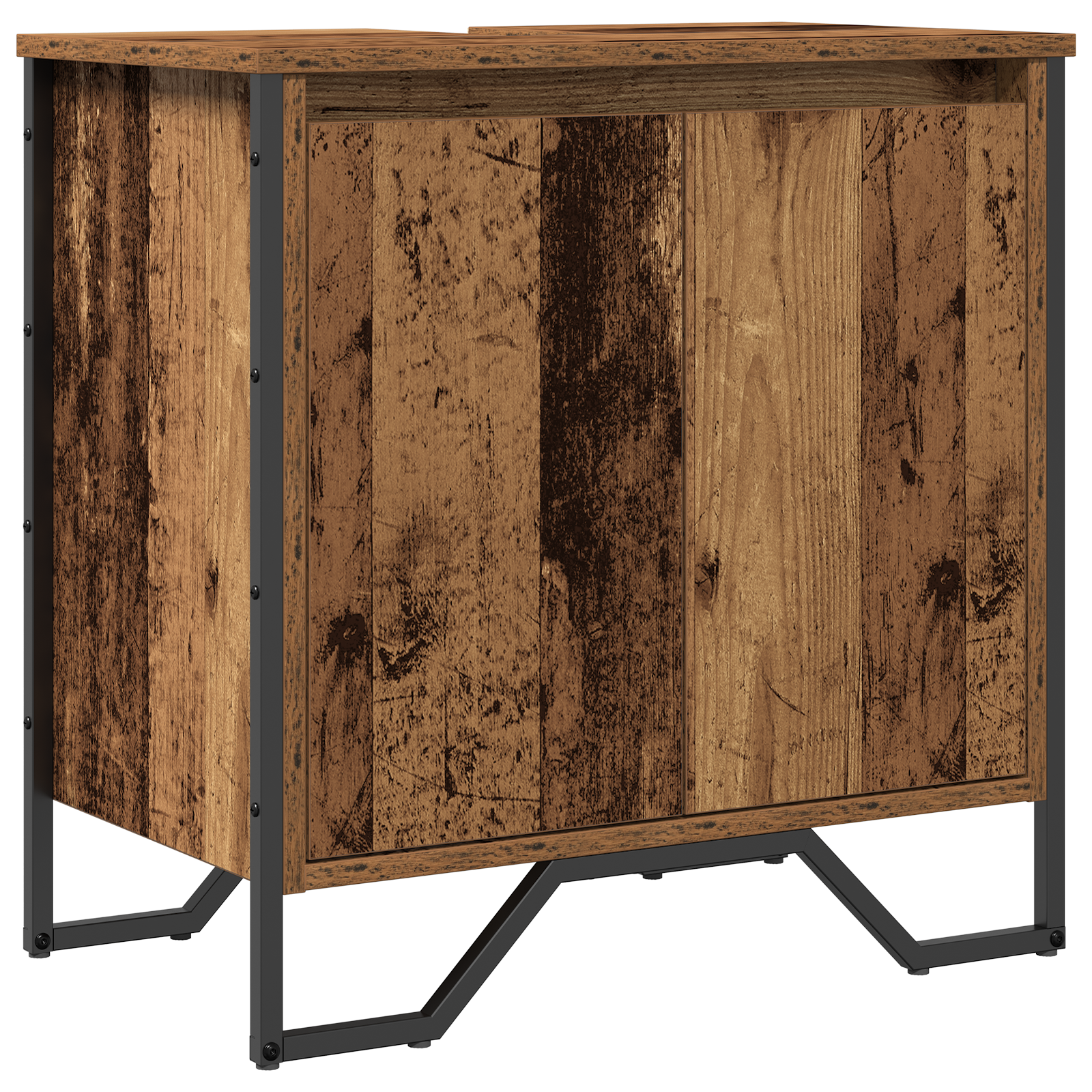 Bathroom Sink Cabinet Old Wood 60x35x60 cm Engineered Wood - Image 2