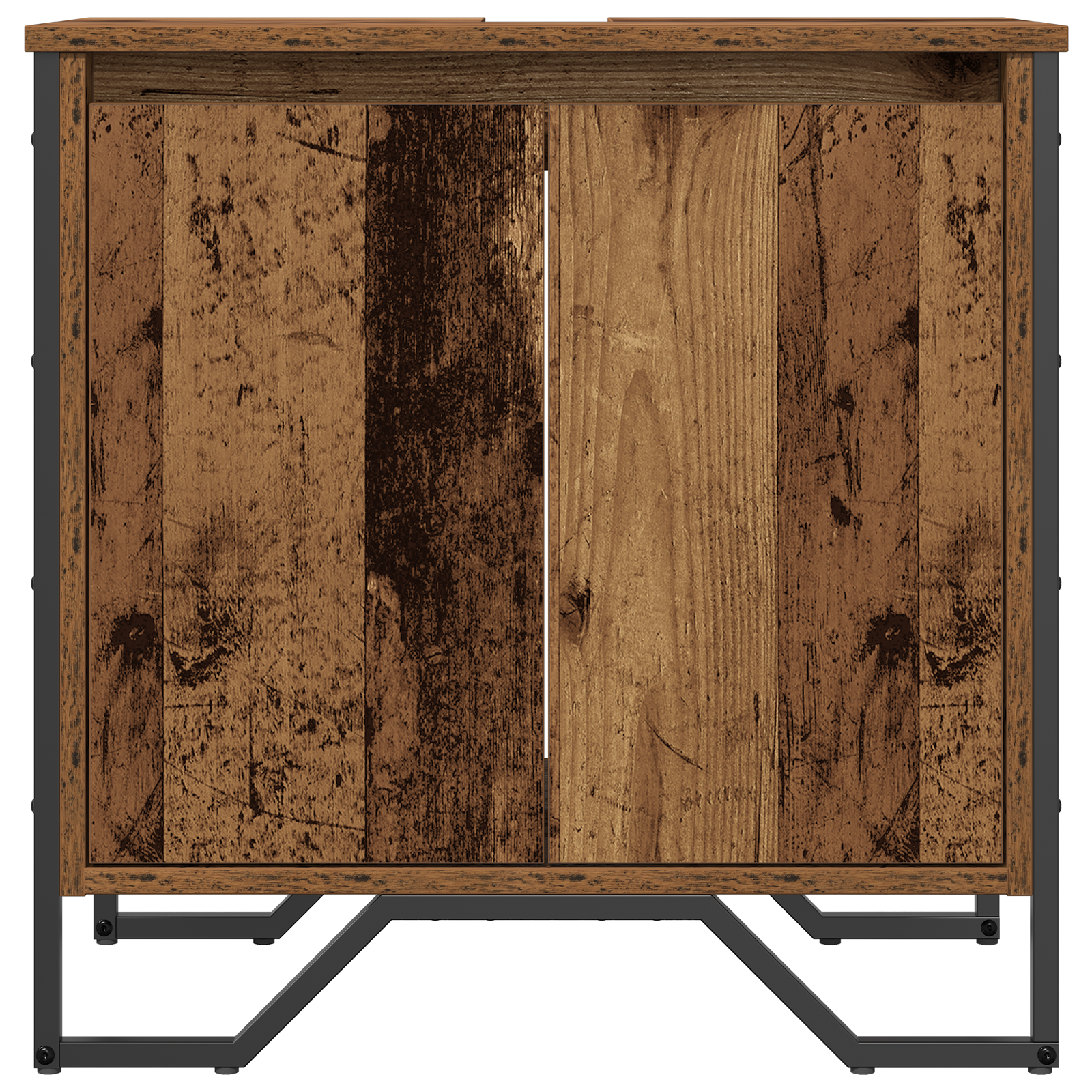 Bathroom Sink Cabinet Old Wood 60x35x60 cm Engineered Wood - Image 6