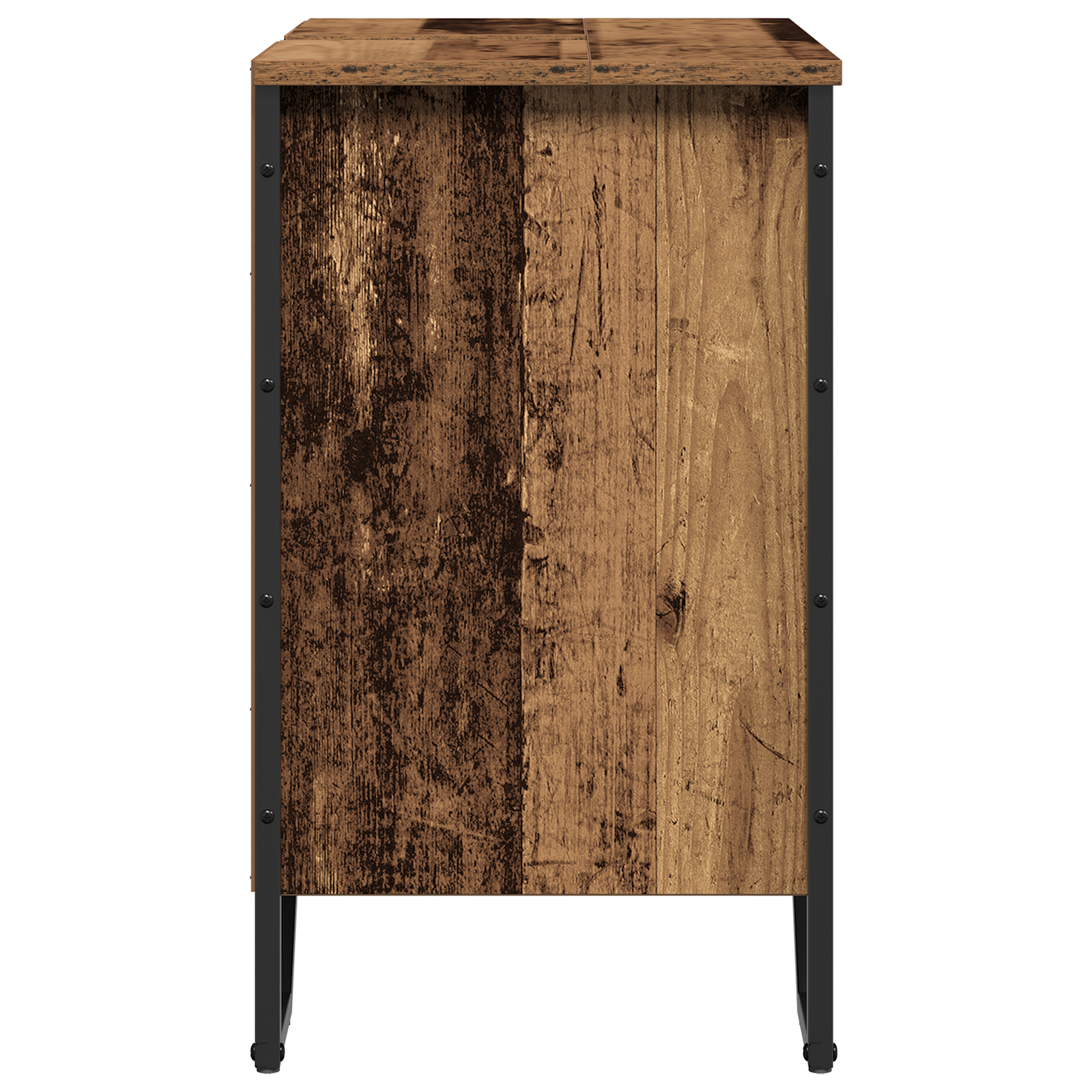 Bathroom Sink Cabinet Old Wood 60x35x60 cm Engineered Wood - Image 7