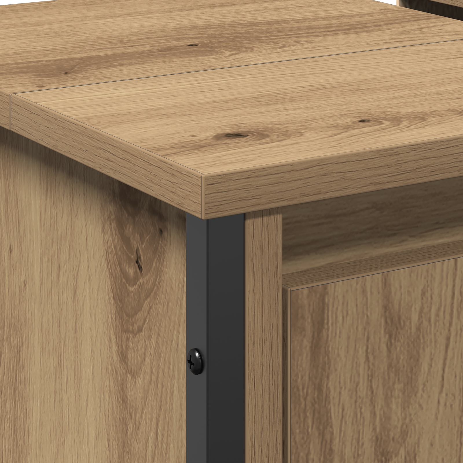 Bathroom Sink Cabinet Artisan Oak 60x35x50 cm Engineered Wood - Image 10