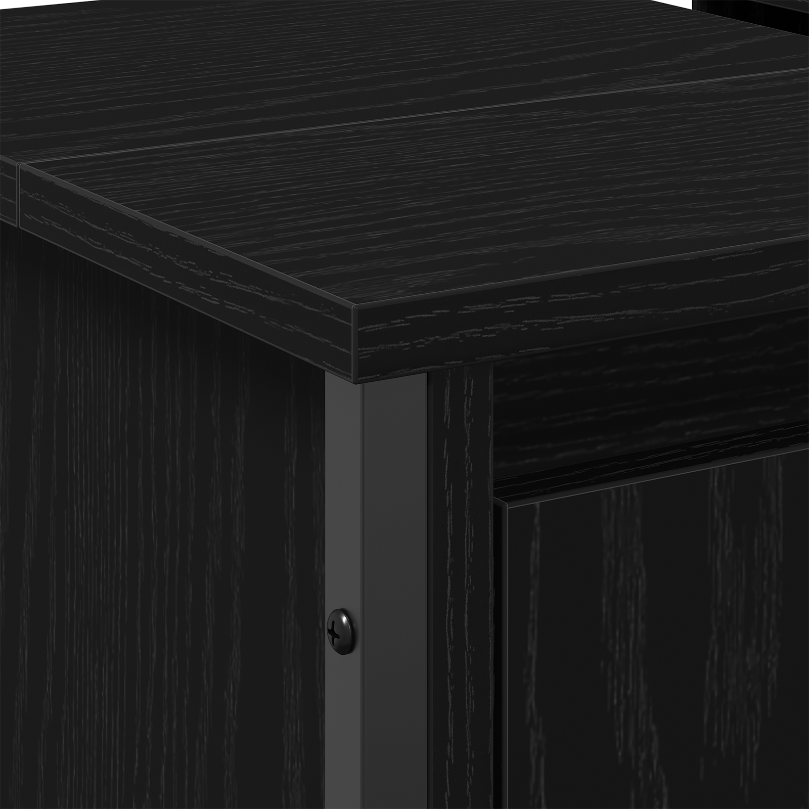 Bathroom Sink Cabinet Black Oak 60x35x60 cm Engineered Wood - Image 10