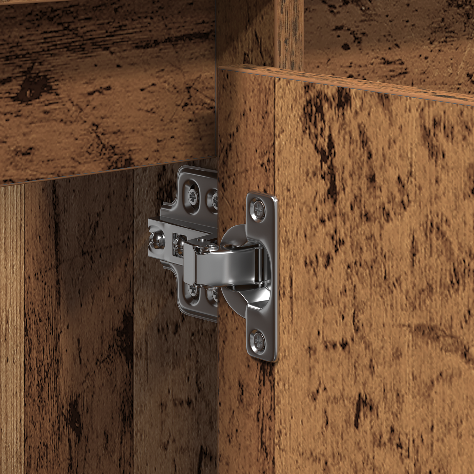 Bathroom Sink Cabinet Old Wood 91x35x60 cm Engineered Wood - Image 8