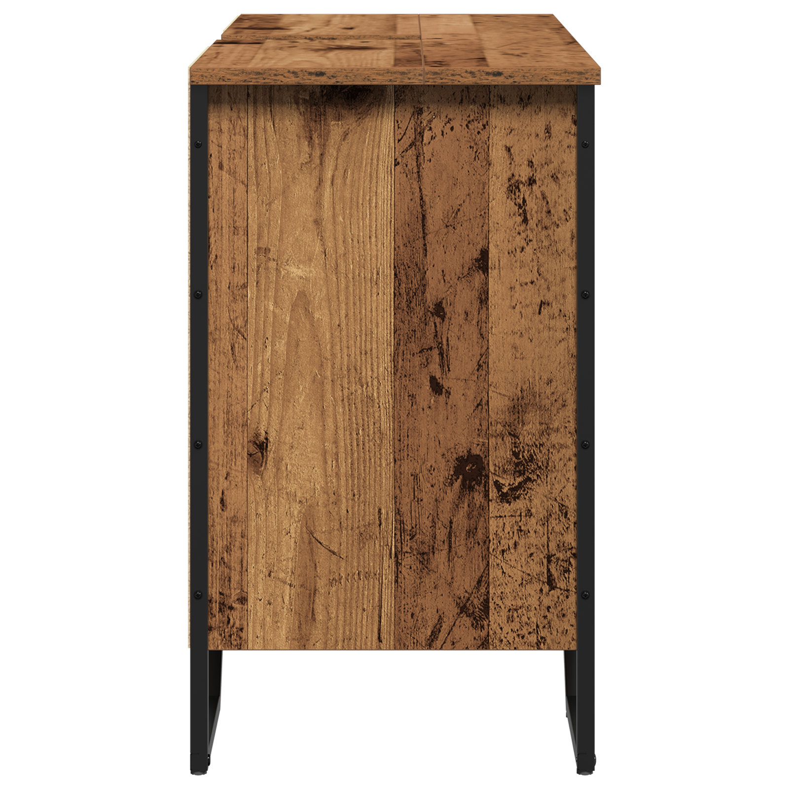 Bathroom Sink Cabinet Old Wood 91x35x60 cm Engineered Wood - Image 6