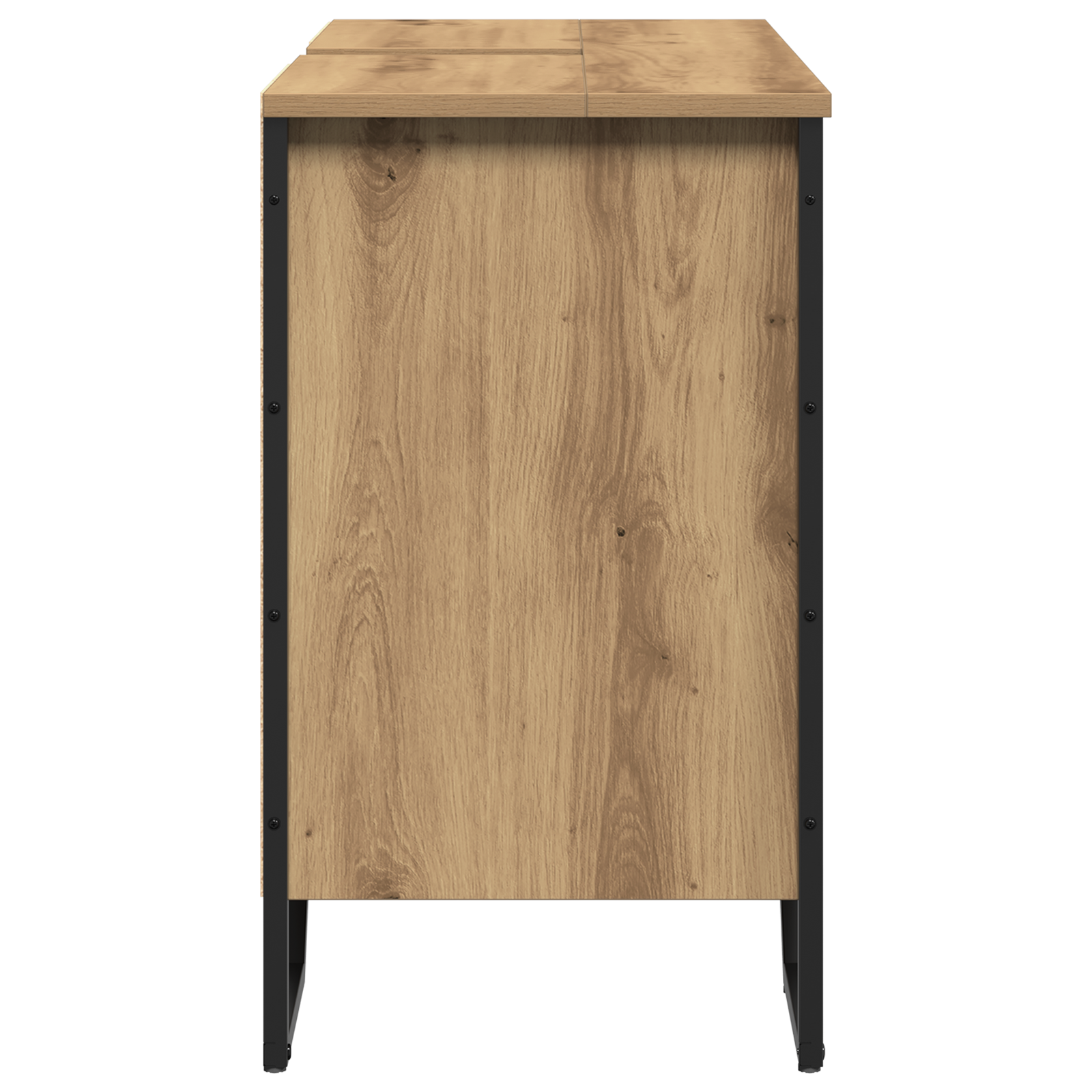 Bathroom Sink Cabinet Artisan Oak 91x35x60 cm Engineered Wood - Image 6