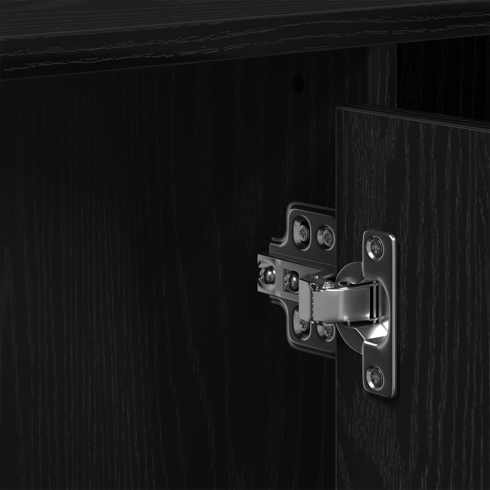 Bathroom Sink Cabinet Black Oak 91x35x60 cm Engineered Wood - Image 8