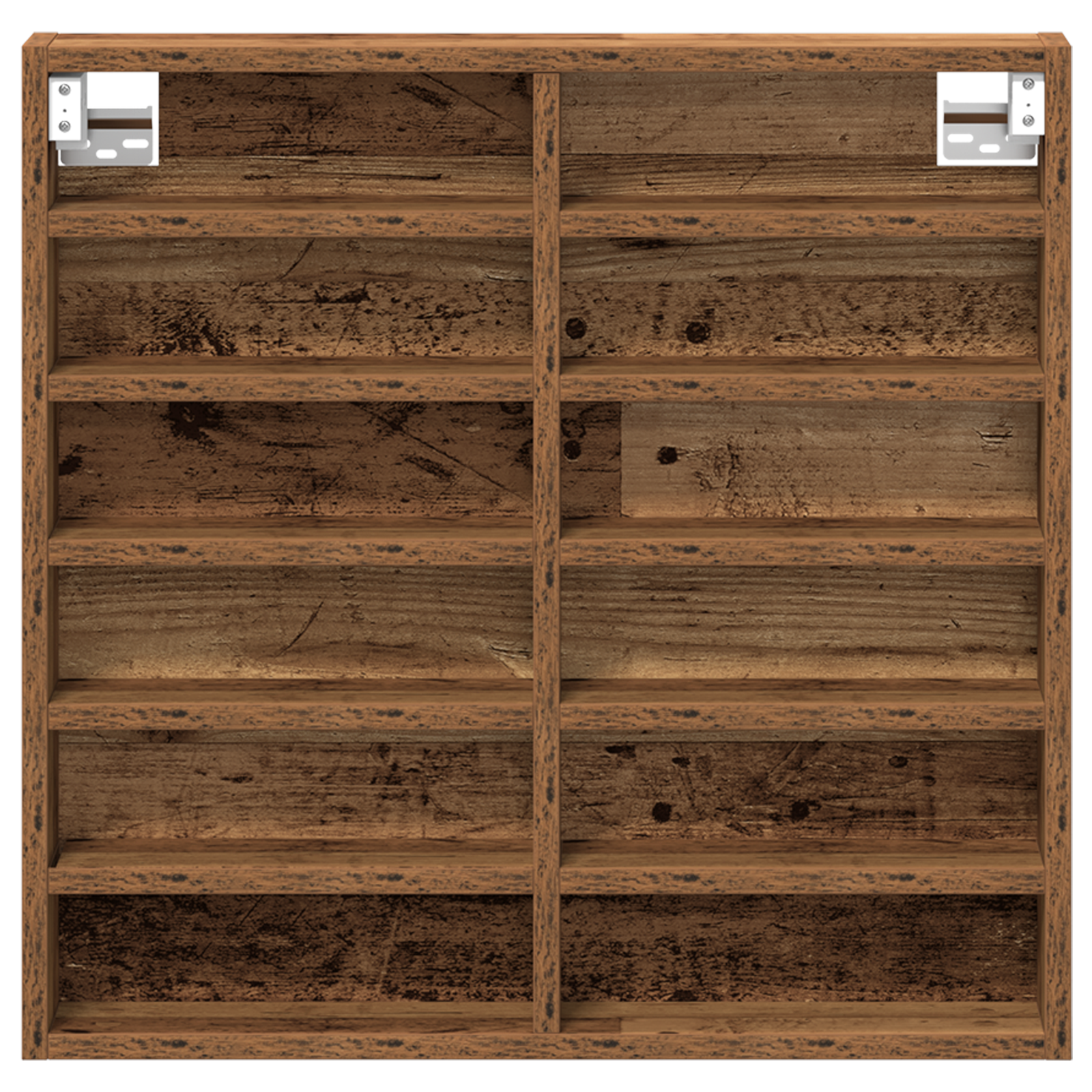 Vitrine Cabinet Old Wood 60x8,5x58 cm Engineered Wood - Image 6