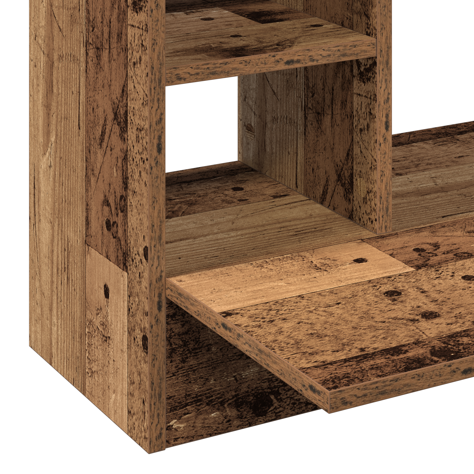 Wall-Mounted Desk Old Wood 105x48x75 cm Engineered Wood - Image 8