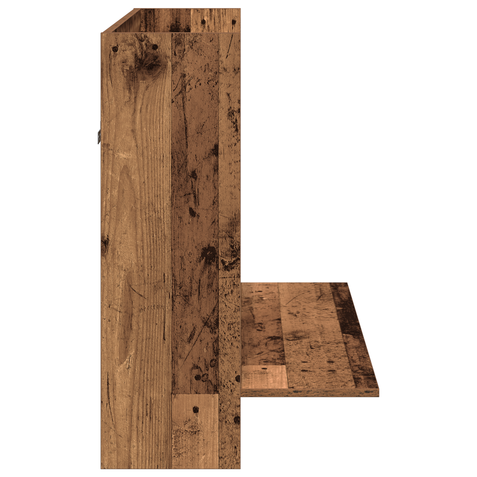 Wall-Mounted Desk Old Wood 105x48x75 cm Engineered Wood - Image 6